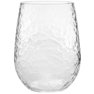 Libbey 1062 17 3 4 Oz Bujarda Hammered Stemless Glass