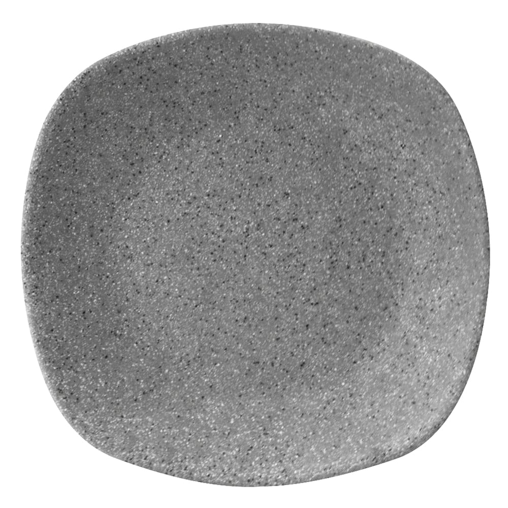 Elite Global Solutions Rt Sq Gs Square Melamine Salad Plate Granite