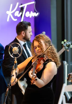 People playing musical instruments