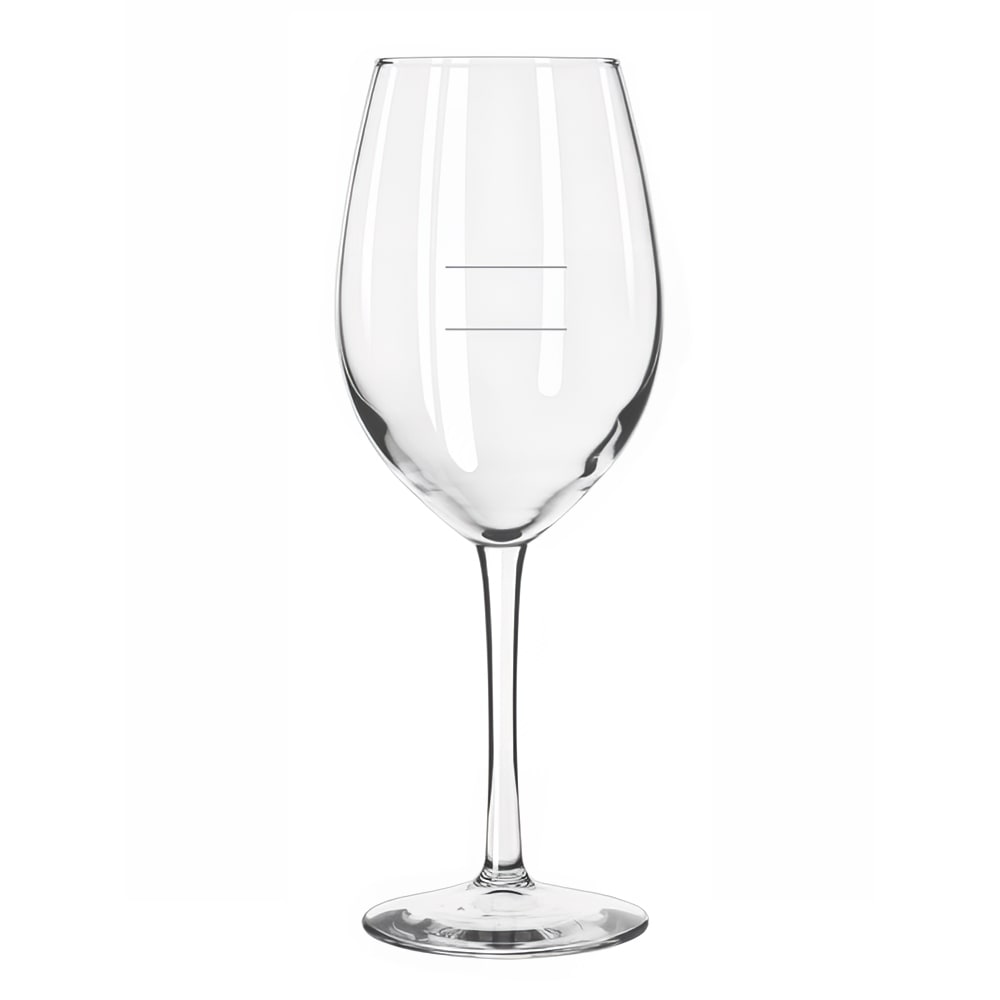 Libbey 7553/1178N 17-ounce Vina wine glass with pour lines