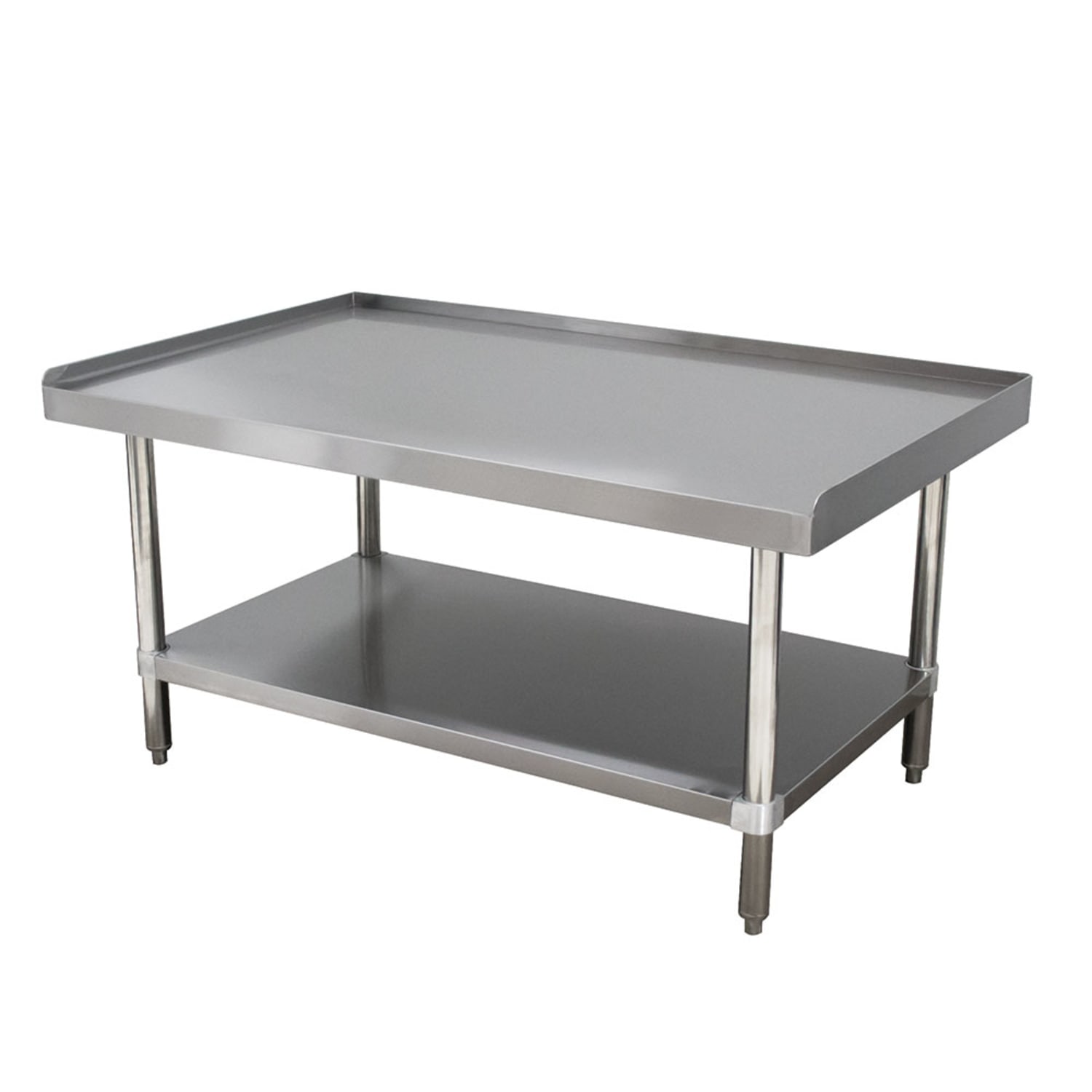 Advance Tabco ES-306 72 x 30 Stationary Equipment Stand for General Use, Undershelf, Stainless Steel