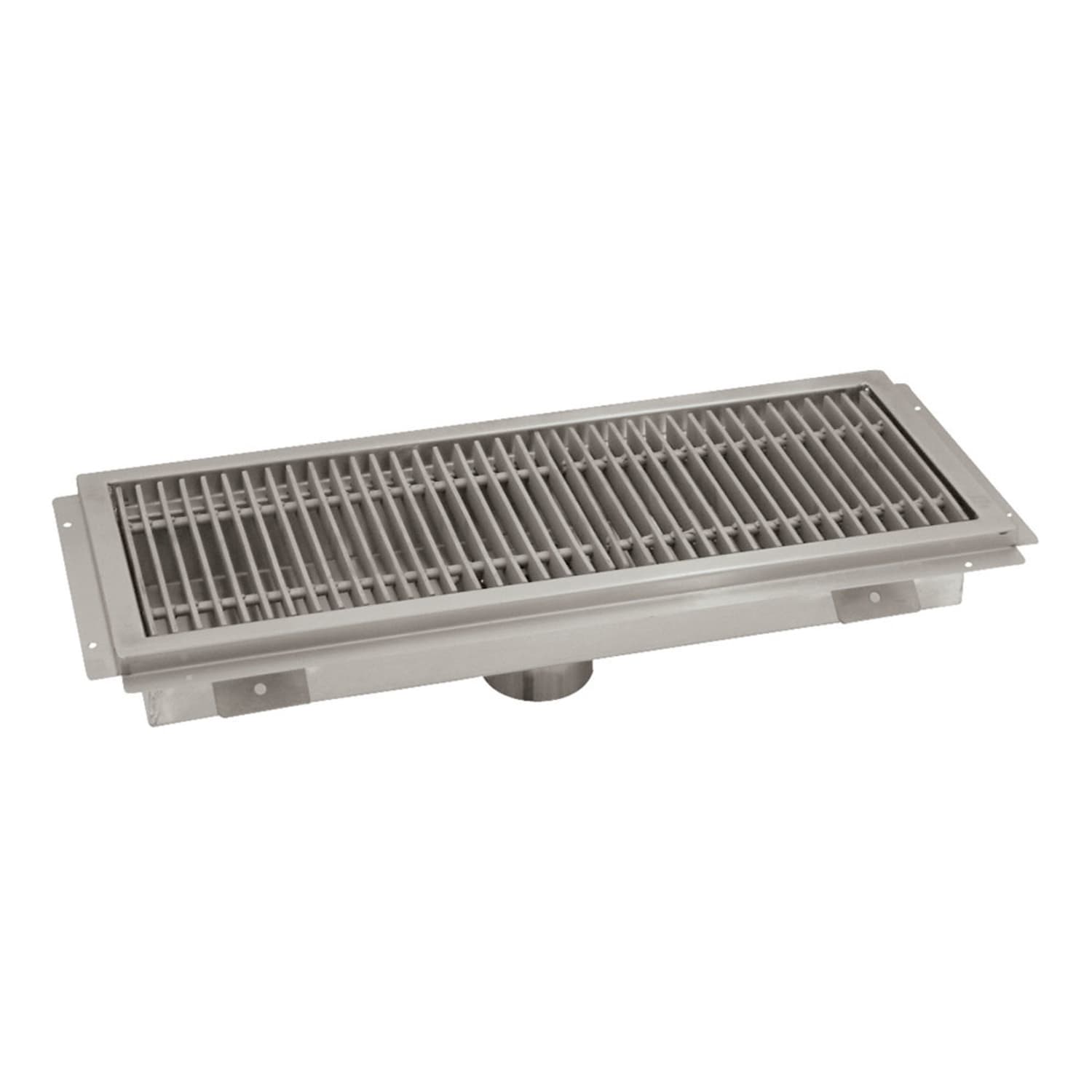 Advance Tabco FTG-2484 Floor Trough - Removable Strainer Basket, 24 x 84 x 4, 14 ga 304 Stainless Steel