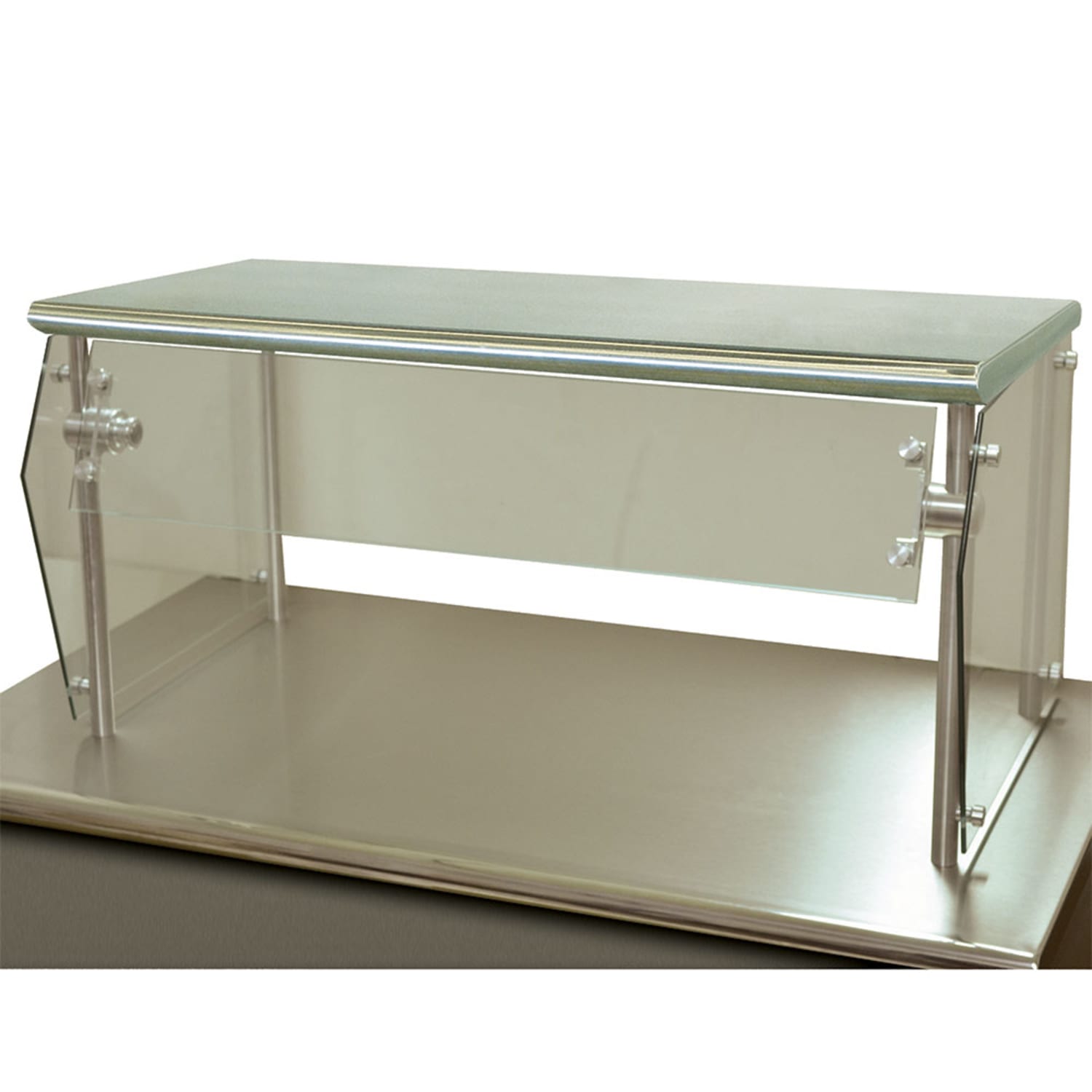 Advance Tabco NSG-15-36 Self Service Food Shield - 1 Tier, 15x36x18, Stainless Steel Top Shelf, 36"" x 15"" x 18""