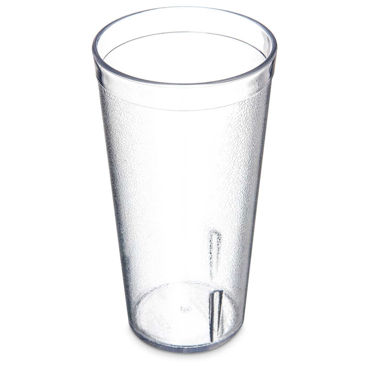 Carlisle 5220-207 20 oz Clear Textured Plastic Tumbler, Pack of 24
