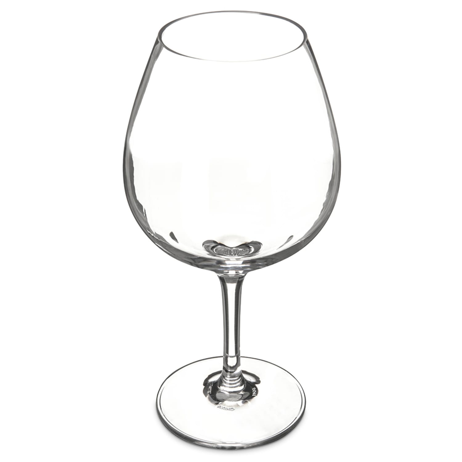 Carlisle 5641-07 22 oz Alibi Balloon Wine Glass - Polycarbonate, Clear, Pack of 24