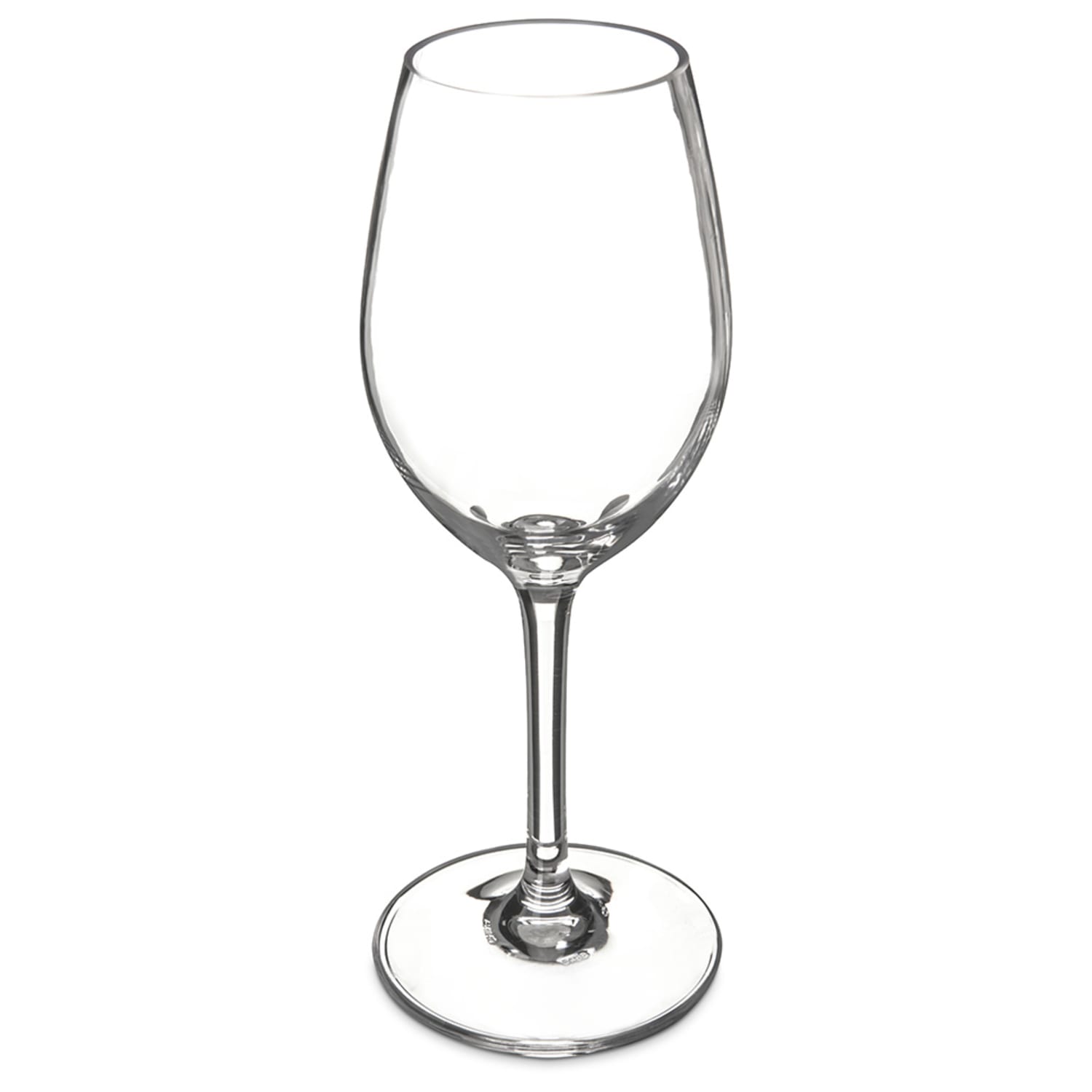 Carlisle 5643-07 11 oz Alibi White Wine Glass - Polycarbonate, Clear, 11 Ounce, Clear Plastic, Pack of 24