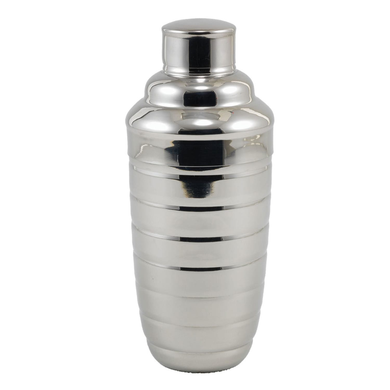 Winco BS-3B 24 oz Stainless Bar Cocktail Shaker Set, Silver