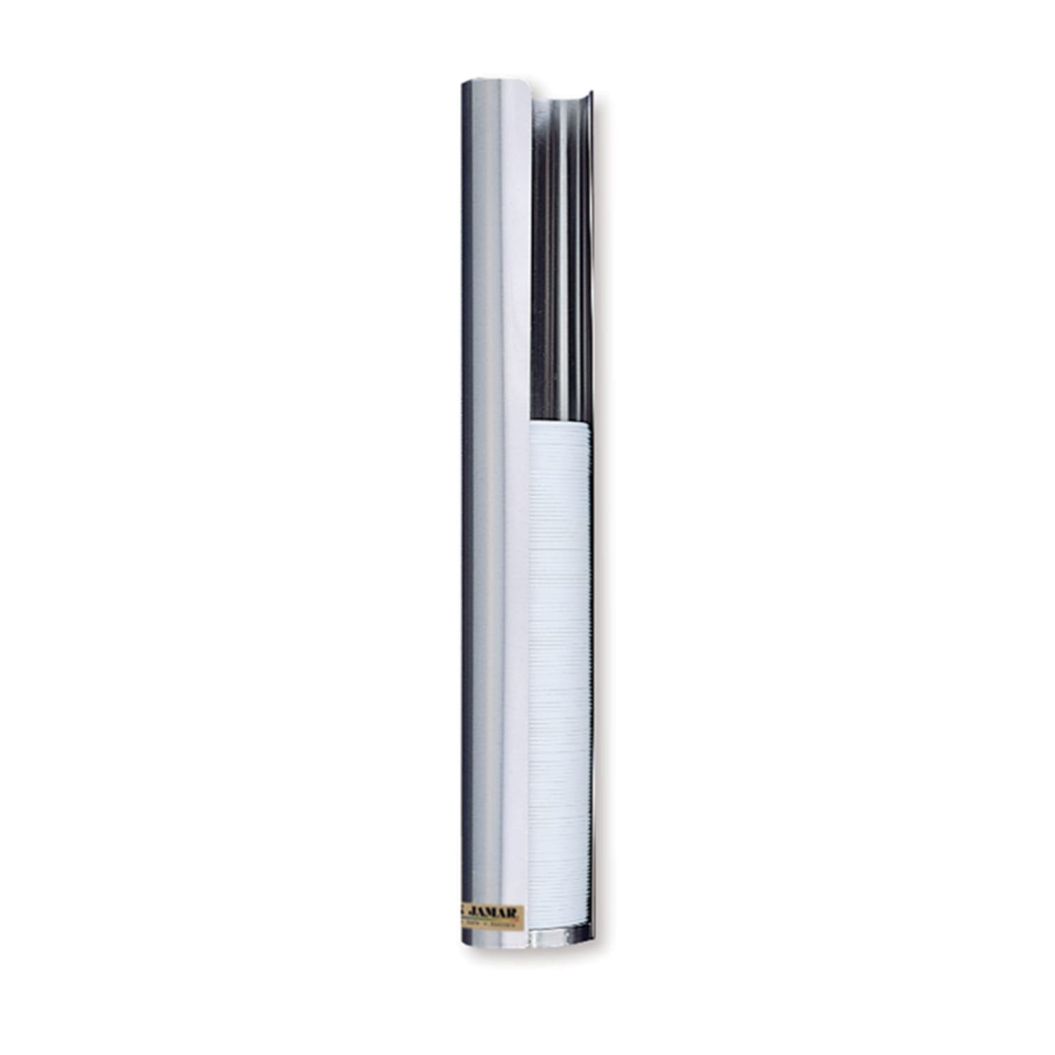 San Jamar L3200 Lid Dispenser, 1 Sleeve For 6 10 oz Lids, Stainless Steel