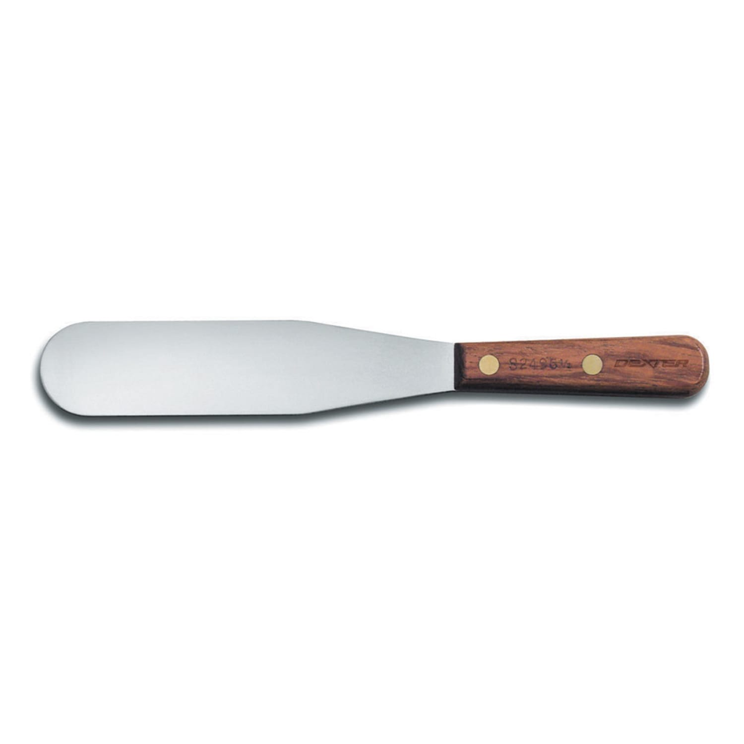Dexter Russell S2496 6 1/2 Decorating & Icing Spatula w/ Rosewood Handle, Stainless Steel, 6.5""