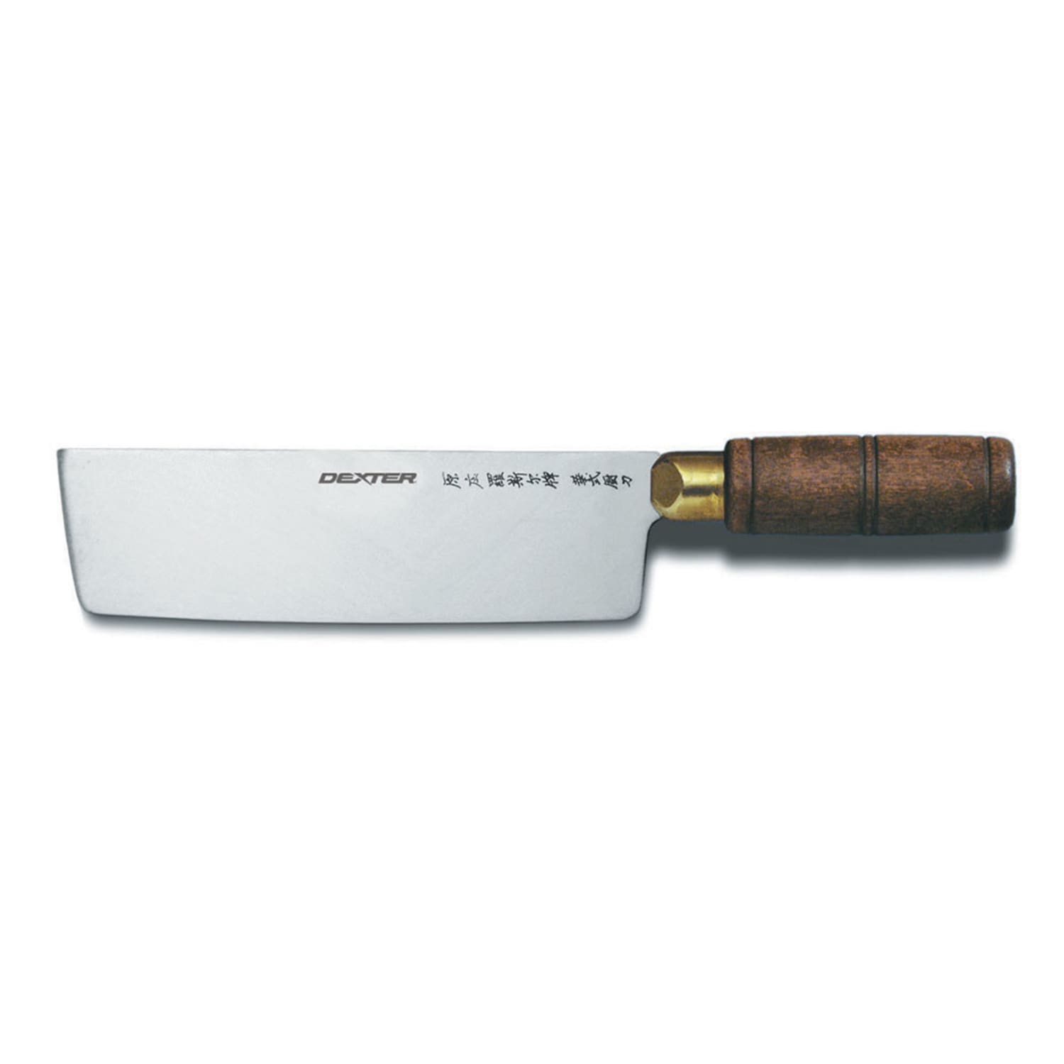 Dexter Russell S5197 7 Chinese Chef's/Cook's Knife w/ Walnut Handle, High Carbon Steel