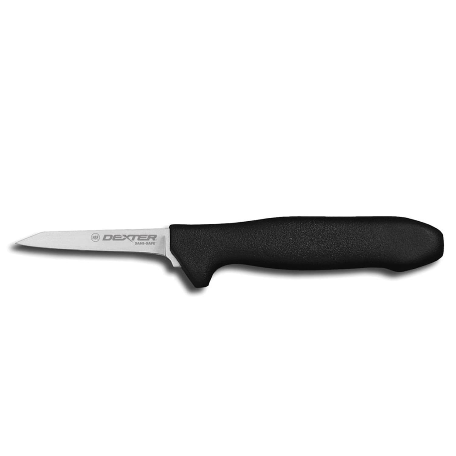Dexter Russell STP152HG SANI-SAFE 3 1/4 Boning Knife w/ Polypropylene Black Handle, Carbon Steel, High-Carbon Steel Blade