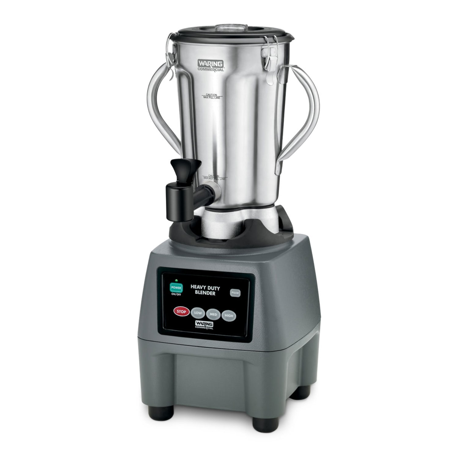 Waring CB15SF The Legend Countertop All Purpose Commercial Blender w/ Stainless Steel Container, Gray, 120 V