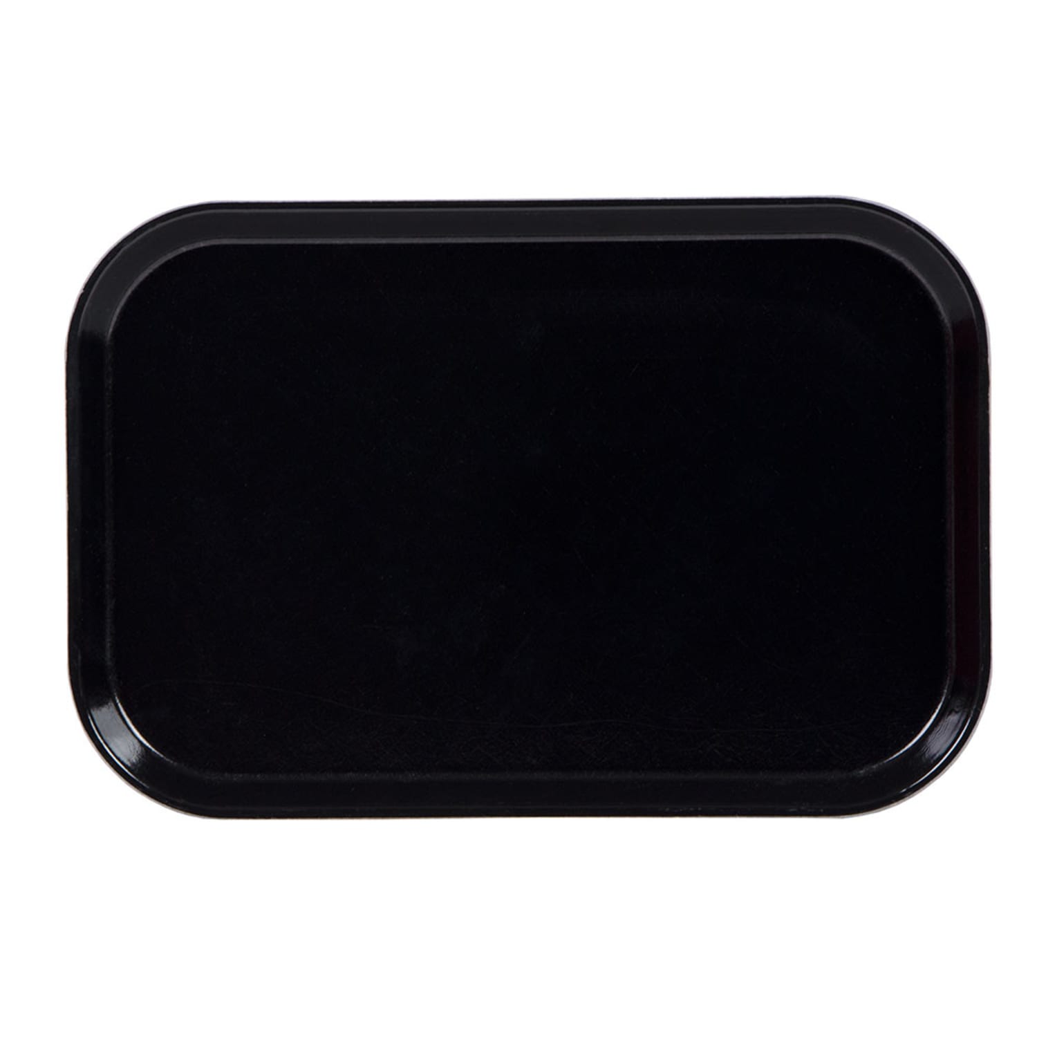 Cambro 1015MT110 Rectangular Market Display Tray - 10 1/8 x 15 x 3/4, Black, Case of 24