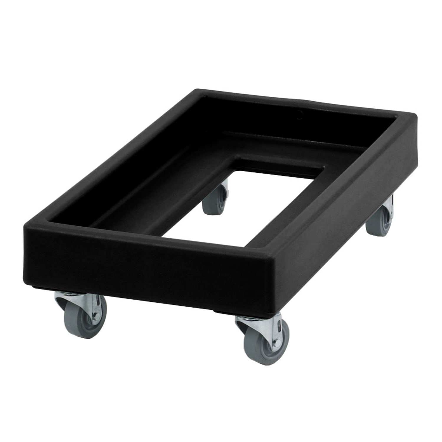 Cambro CD1327110 Camdolly for Milk Crates w/ 300 lb Capacity, Black, 3"" Swivel Casters