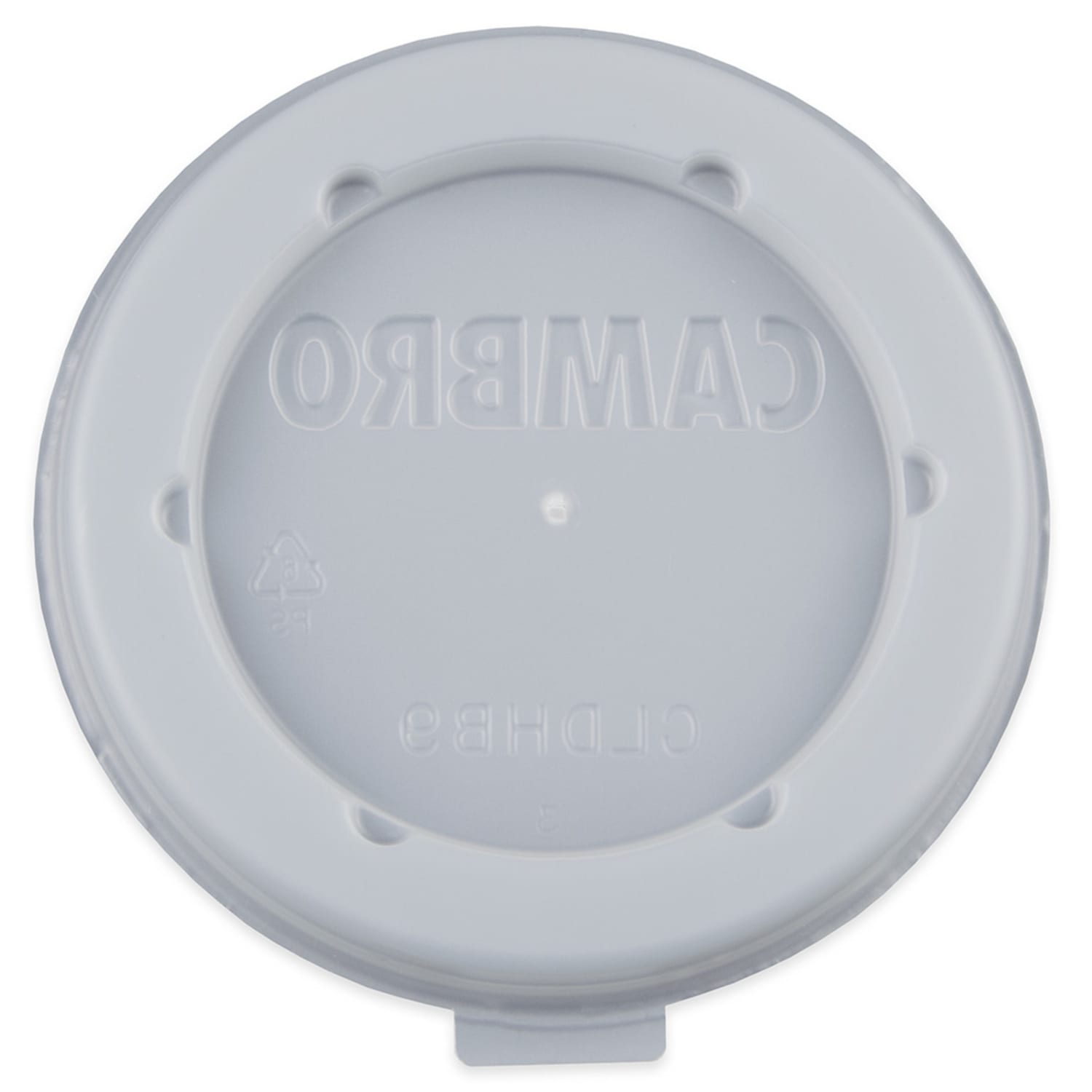 Cambro CLDHB9190 Disposable Lid for Dinex Heritage 9 oz Bowl, Case of 1,000, White, Case of 1000