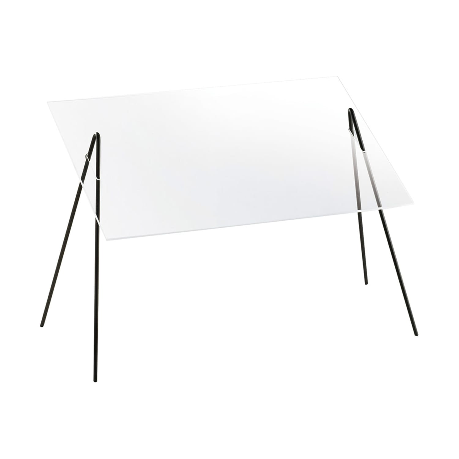Cal-Mil 1456 Essential Rectangular Sneezeguard w/ 2 Wire Leg, 20 x 13 x 14 1/2 H, Clear