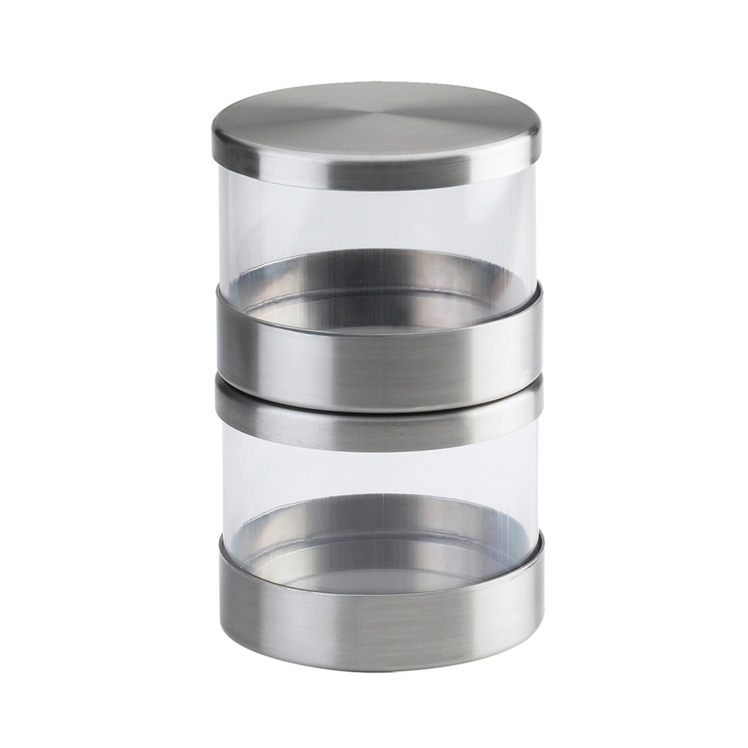 Cal-Mil 1851-4 16 oz Mixology Jar - Lid, Stainless Steel, Pack of 3