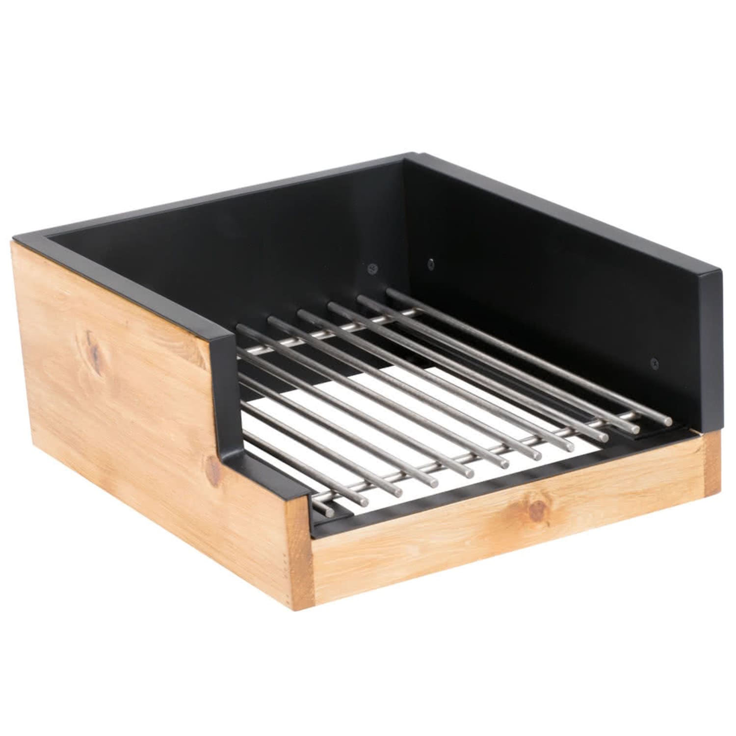 Cal-Mil 3435-99 Frame for Butane Stove - 12 3/4 x 14 3/4 x 6 1/2, Rustic Pine, Brown