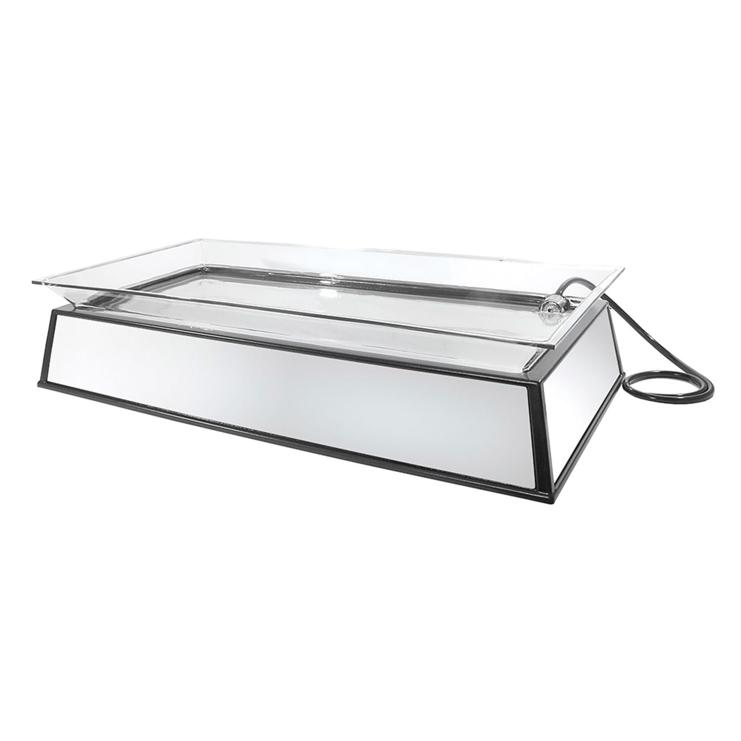 Cal-Mil IP201-220 24 Cold Food Bar - Table Top, Black, 18"" x 24"" x 14"", 220 V, 220 V