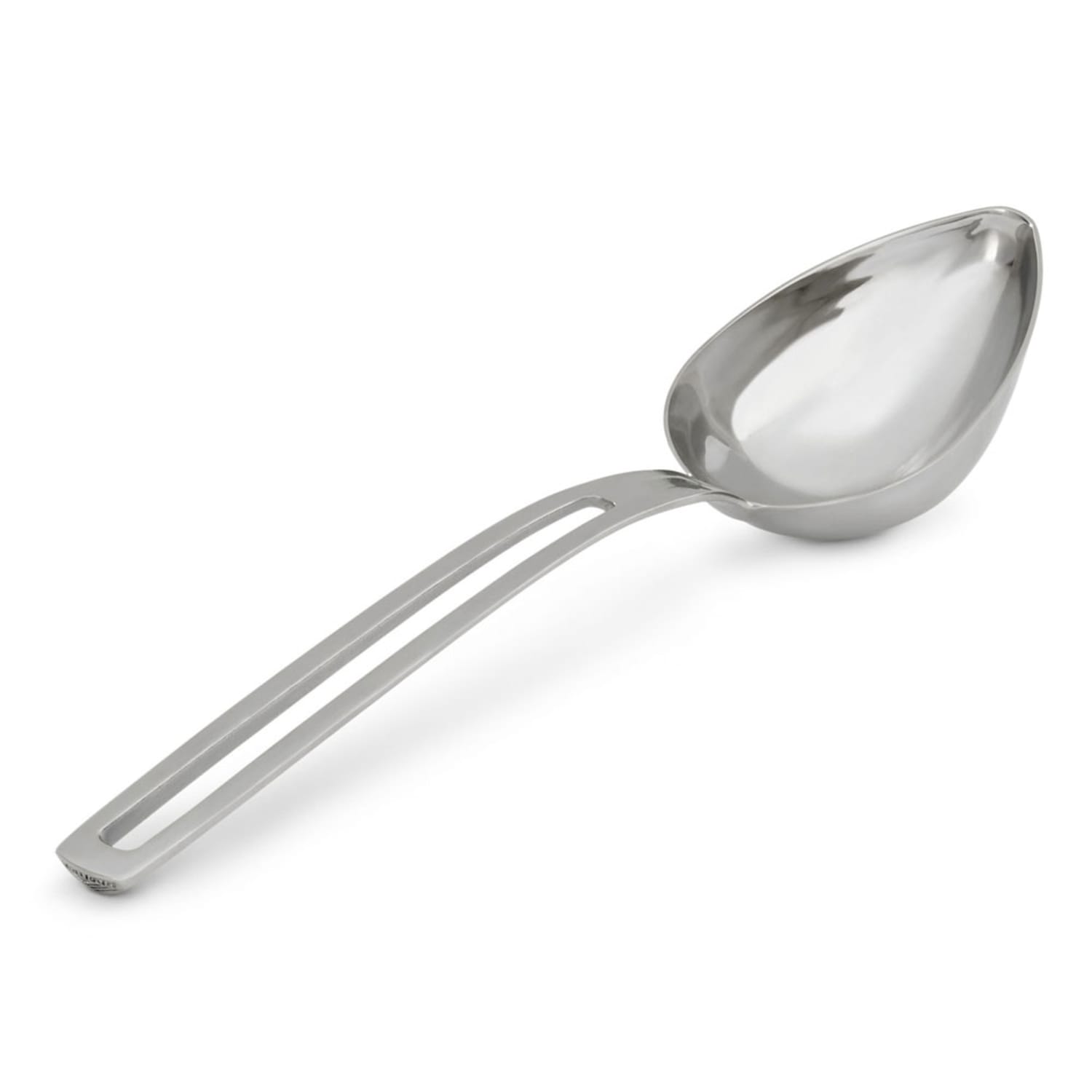 Vollrath 46723 12 3/10 Solid Serving Spoon w/ 4 oz Capacity, Stainless, Silver