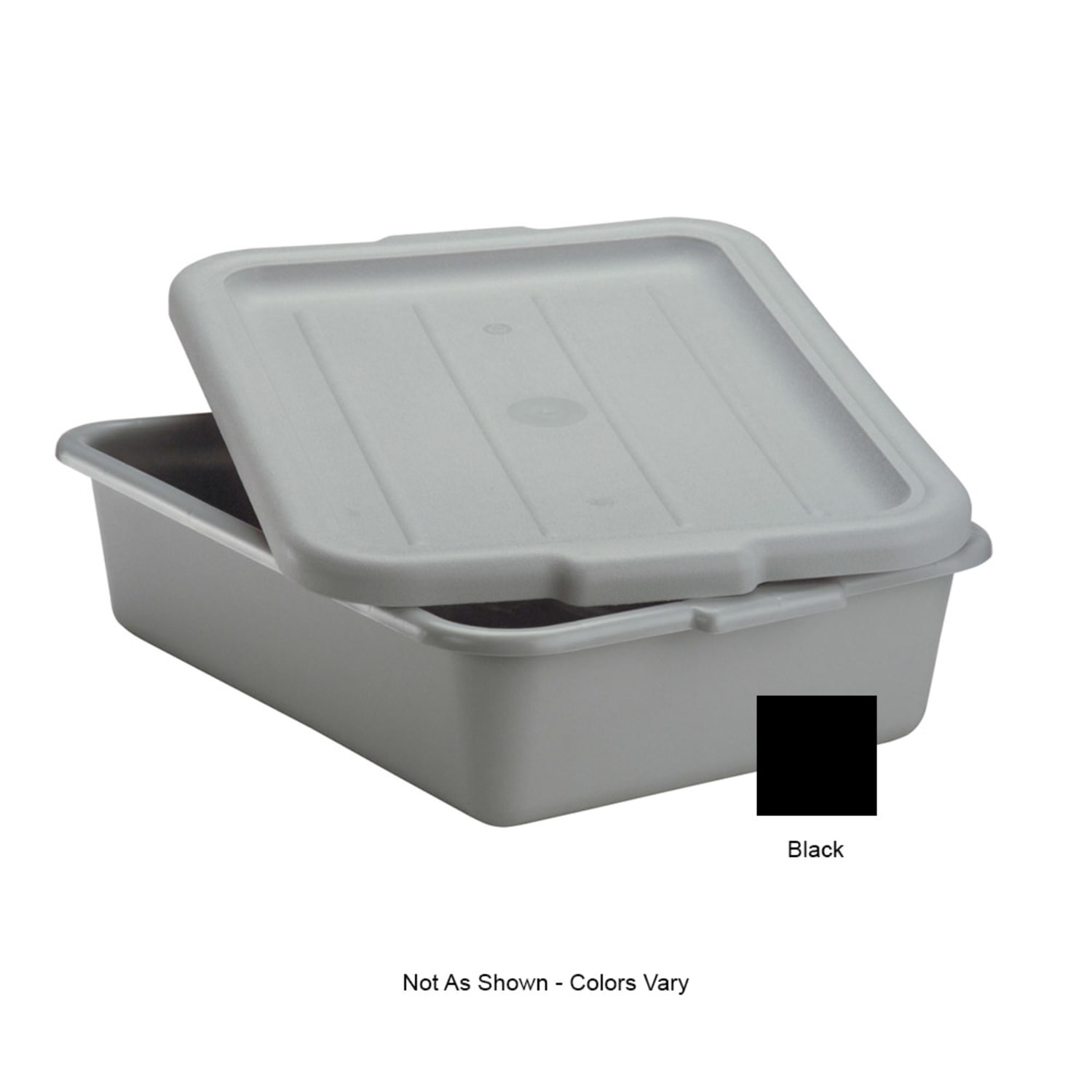 Vollrath 52420 Signature Bus Box Lid - 20 x 15 for Signature & Traex 5 & 7, Black, 1 Dozen