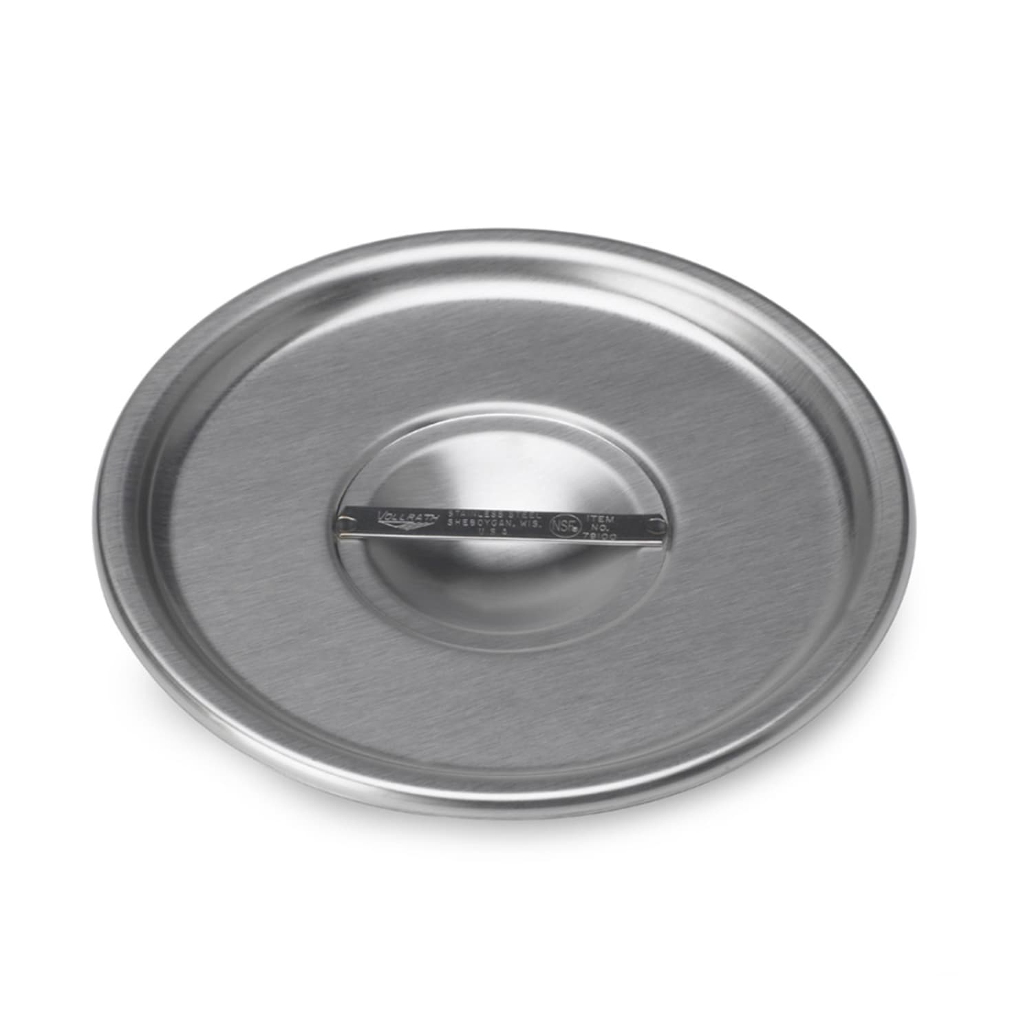 Vollrath 79040 Lid for 2 qt Bain Marie, Stainless, Silver, Pack of 6
