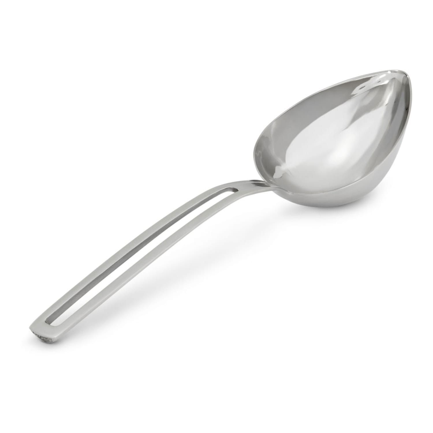 Vollrath 46725 12 4/5 Solid Serving Spoon w/ 6 oz Capacity, Stainless, Silver