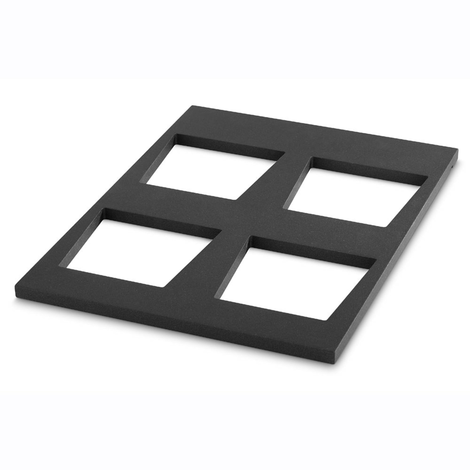 Vollrath V904937 Display Shelf for 4 V22202 Bowls - 19 11/16 x 14 3/4, Wood, Black