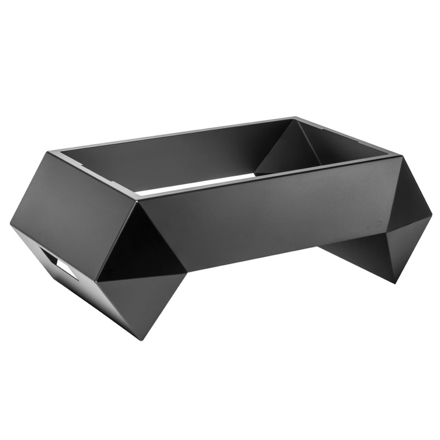 Rosseto SM273 Rectangular Warmer Base - 28 x 16 3/5, Brushed Stainless, Black