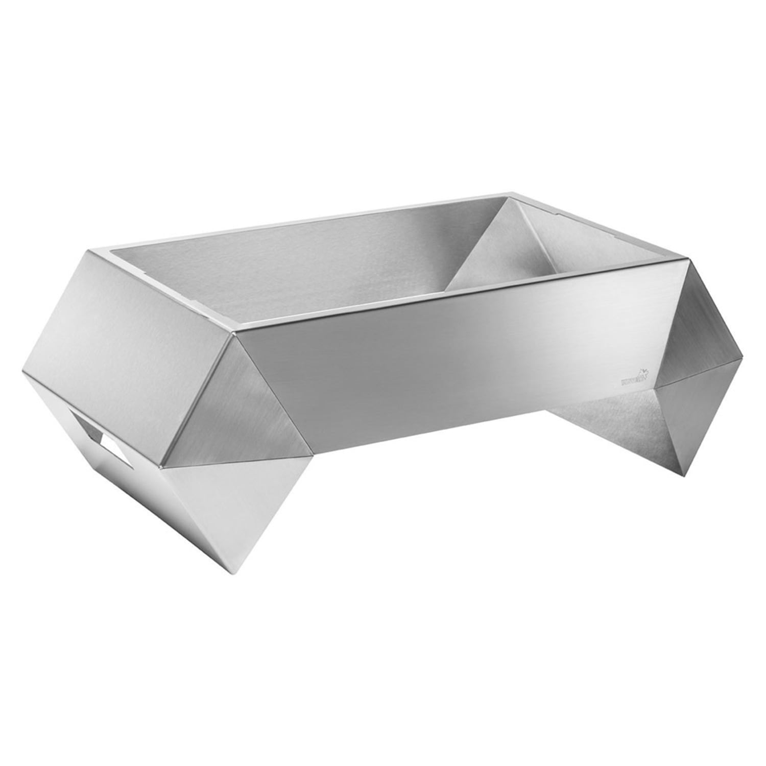 Rosseto SM267 Rectangular Warmer Base - 26 x 15 3/4, Brushed Stainless, Silver