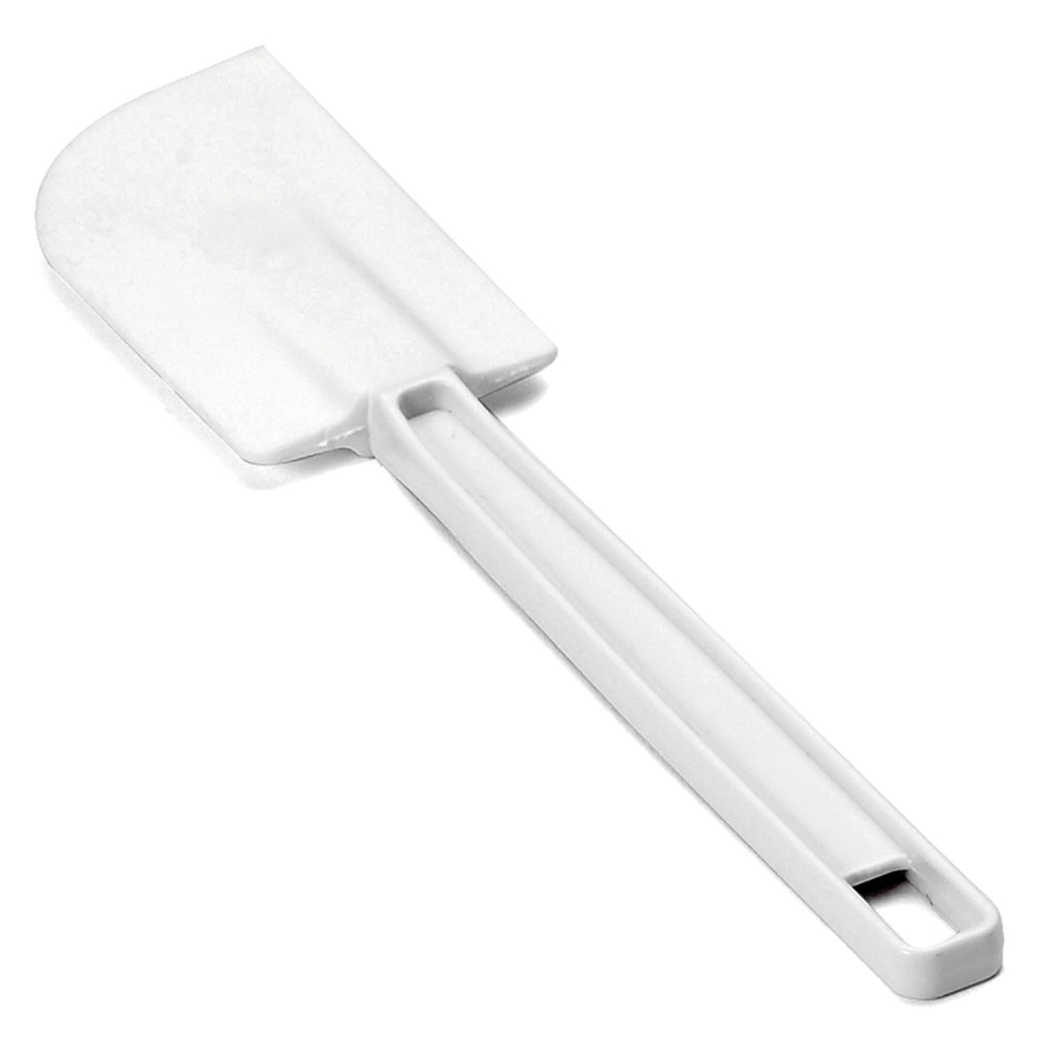 Tablecraft 1510 10 Rubber Spatula, White, Pack of 24