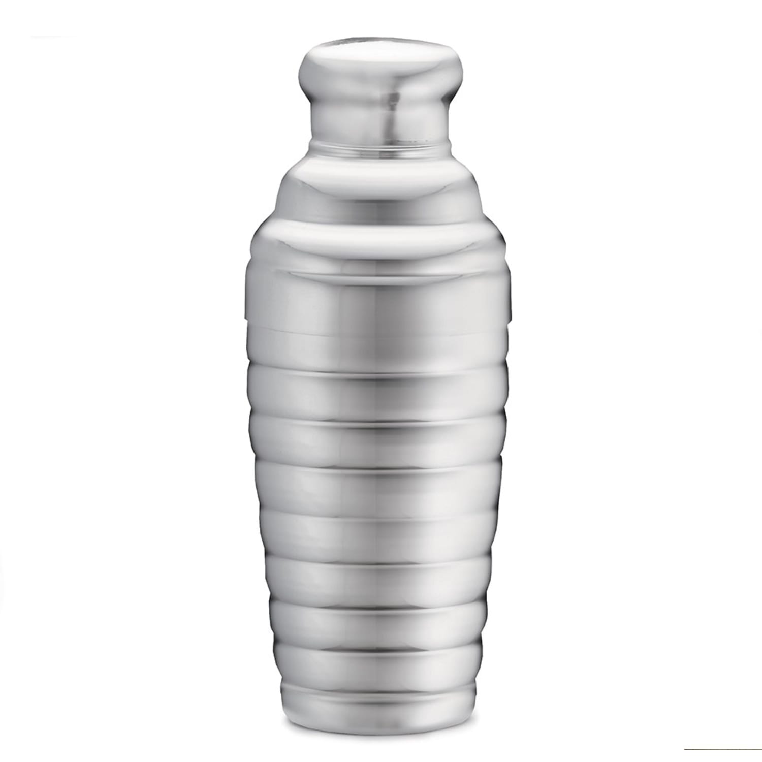 Tablecraft BH376 16 oz Stainless Bar Cocktail Shaker Set, Silver