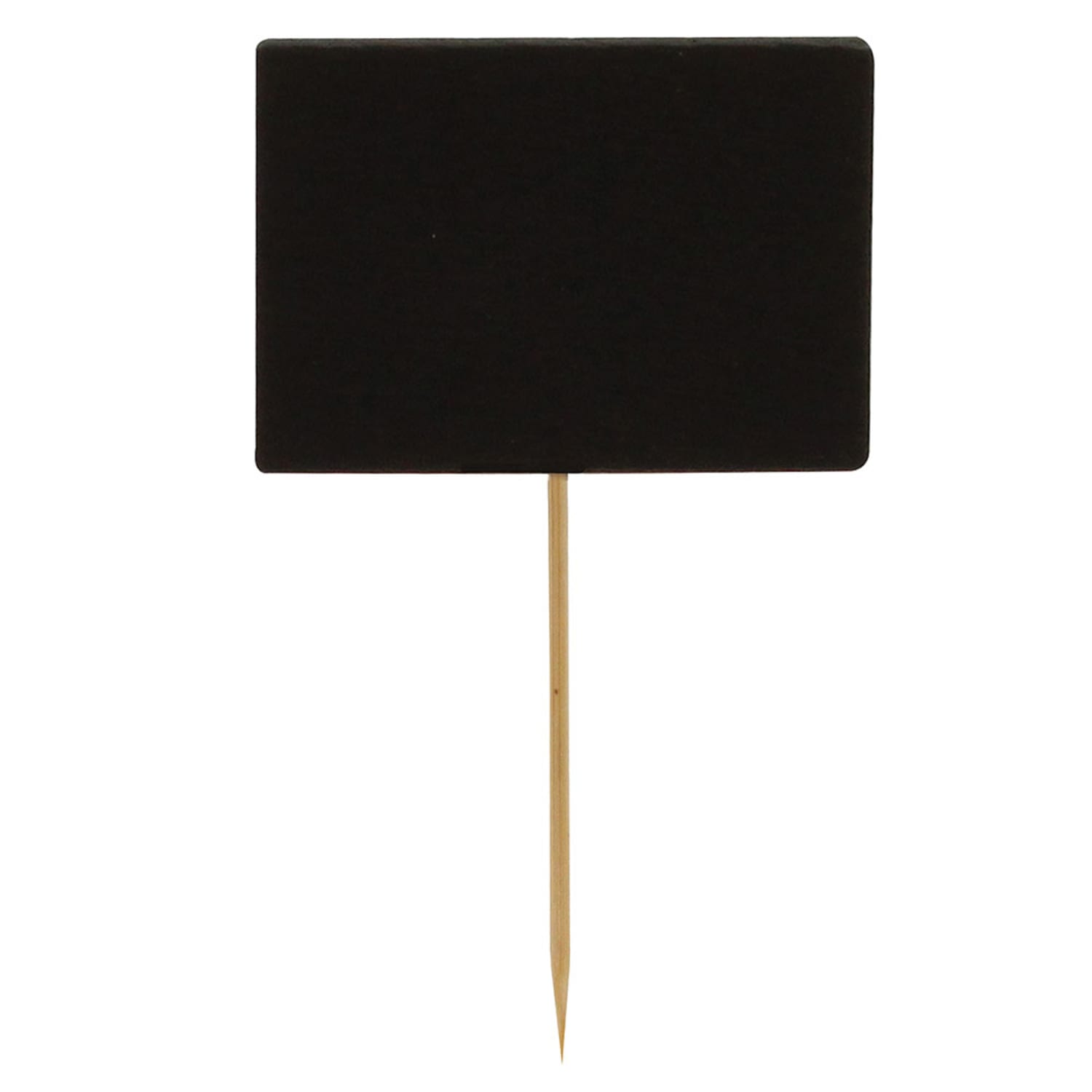 Tablecraft BAMDCB35 3 1/2 Bamboo Chalkboard Pick, Pack of 100