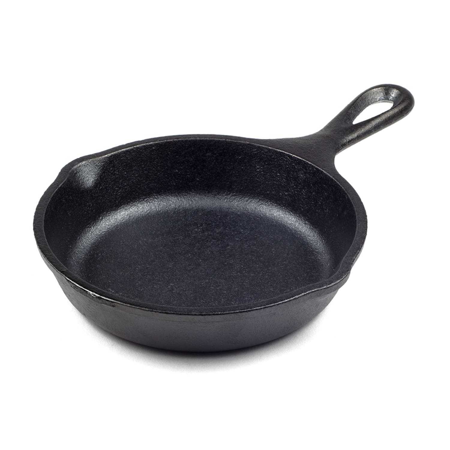 Lodge H5MS 5 Round Cast Iron Mini Skillet, Black
