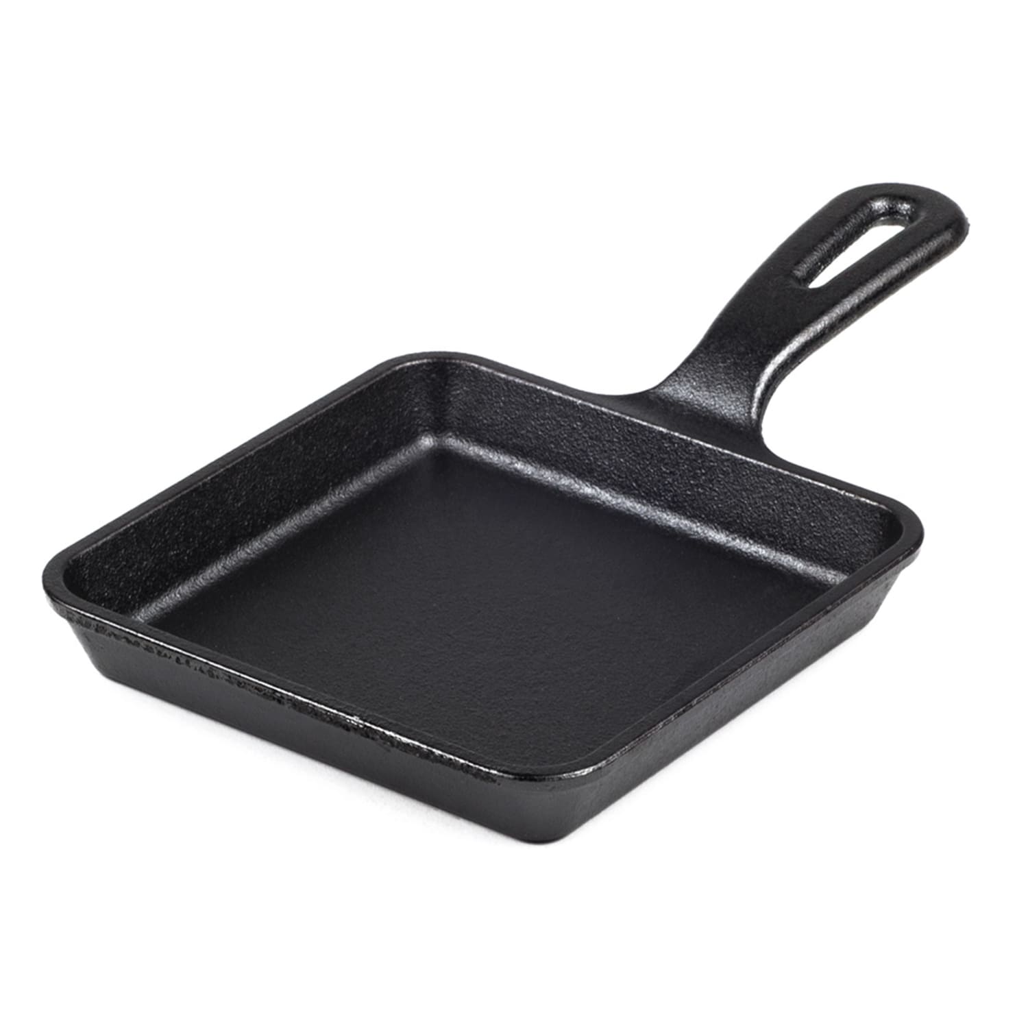 Lodge L5WS3 5 5/8 Square Wonder Induction Skillet, Cast Iron, Black