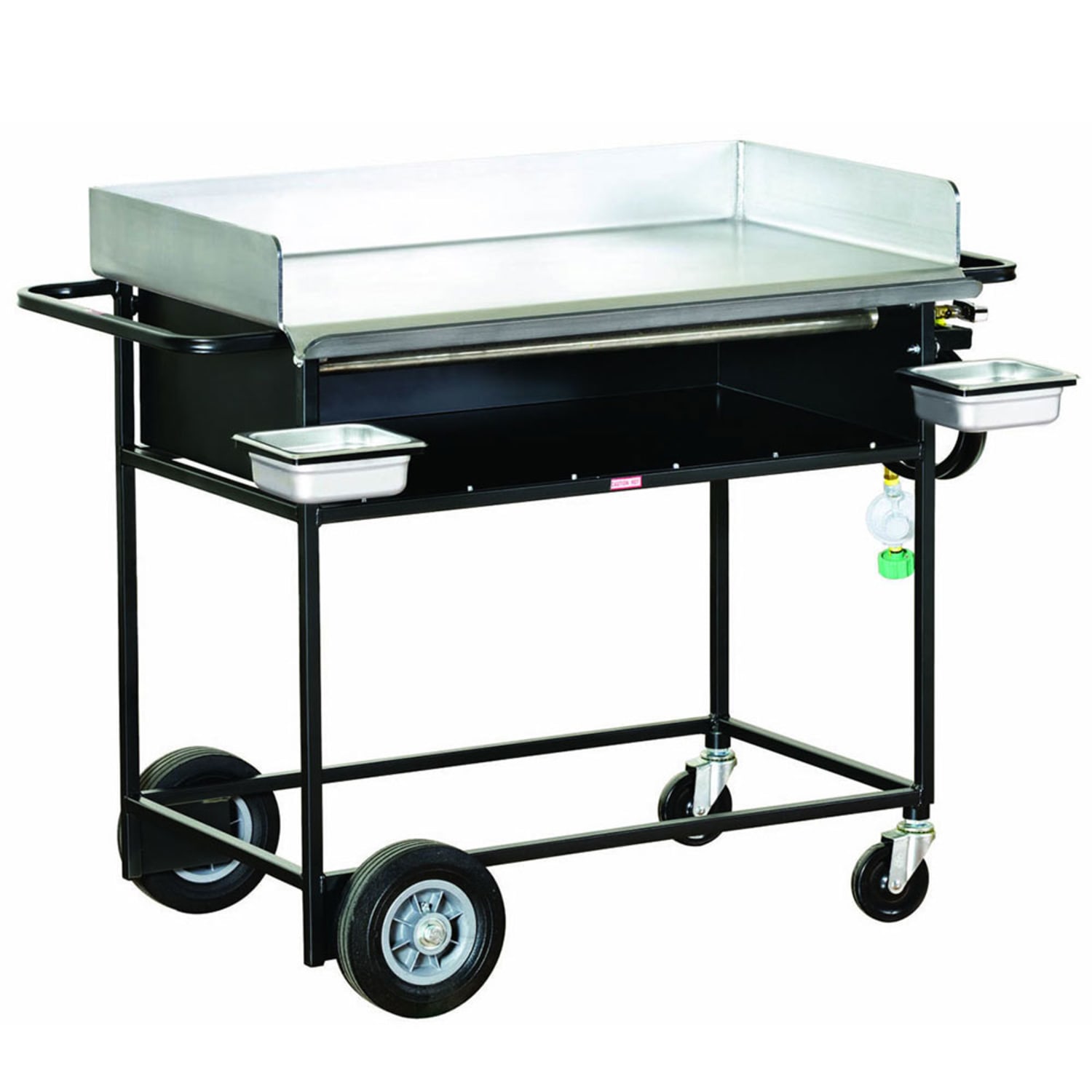 Big John Grills PG-36S 20 x 36 Griddle w/ Stand, Black