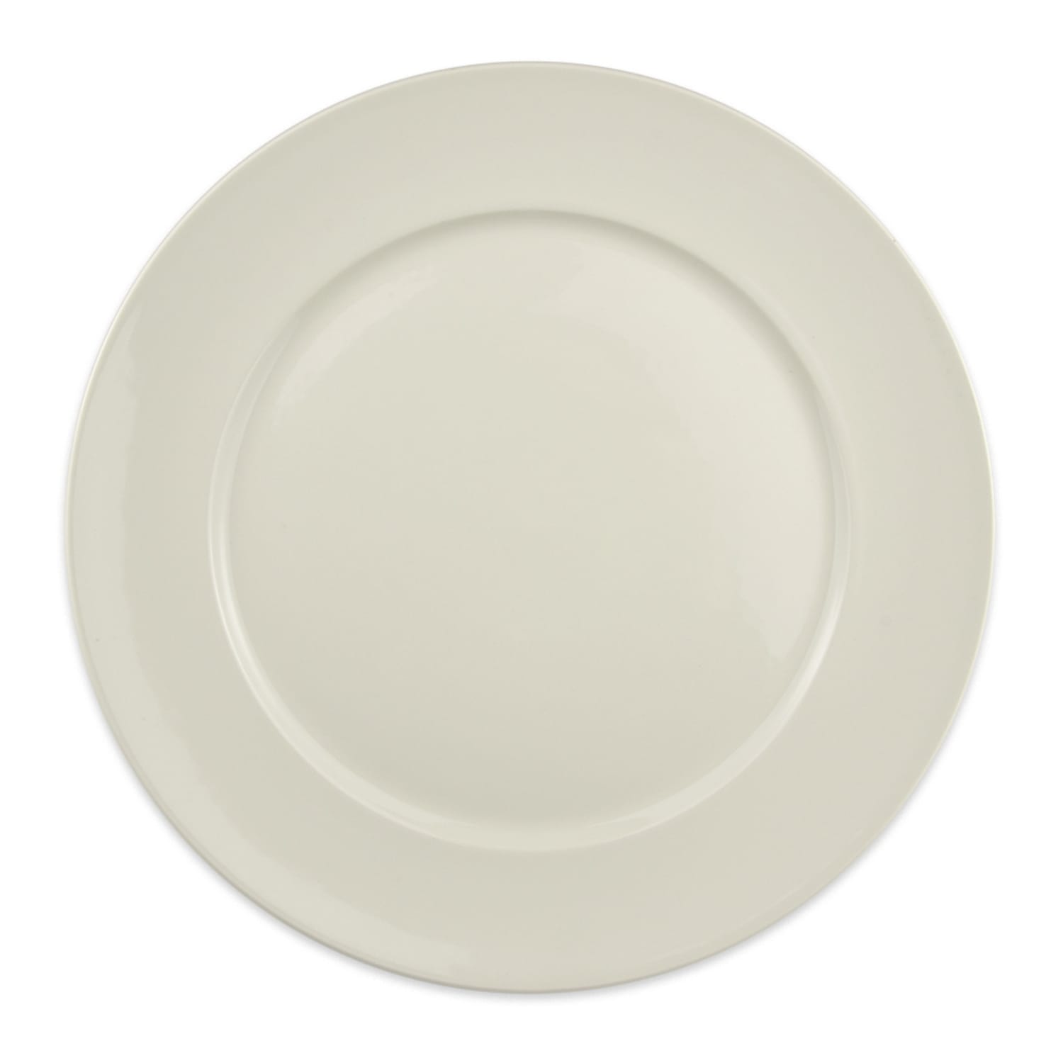 Homer Laughlin HL12132100 12 1/4 Round RE 21 Plate - China, Ivory, White
