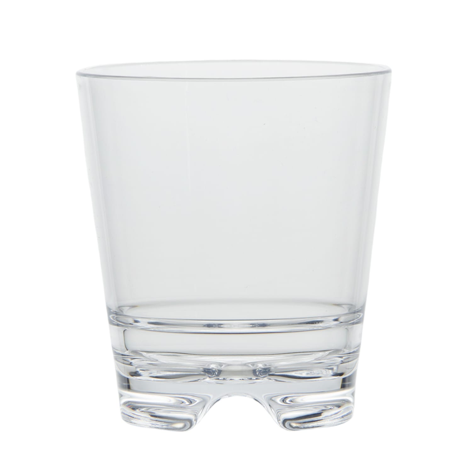 Libbey 92404 12 oz Infinium Double Old Fashioned Glass, Tritan Plastic, Clear