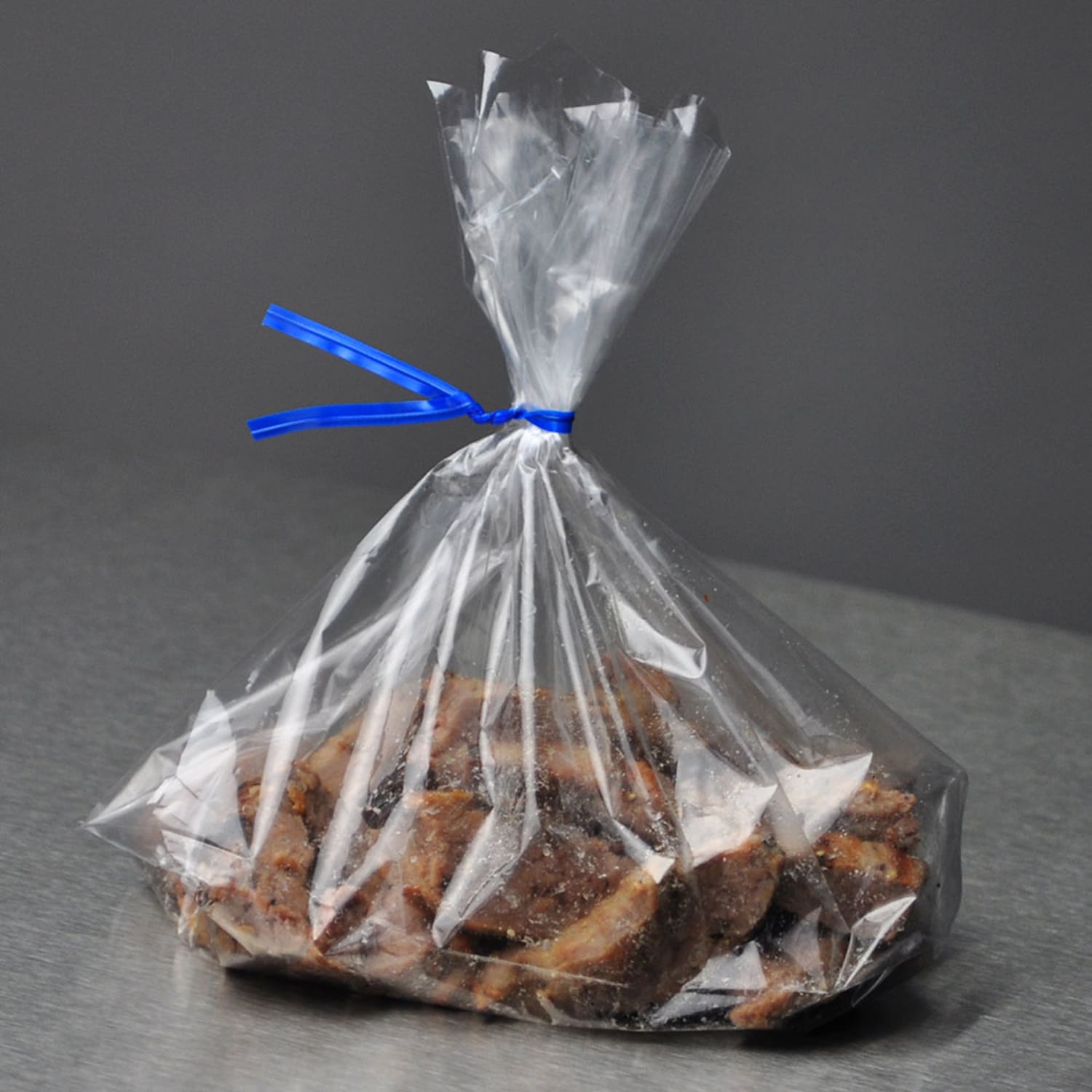 LK Packaging P10F0916+4BG Bottom Gusset Food Storage Bag - 16 x 9, Poly, Co-Extruded Bottom Gusset, Clear