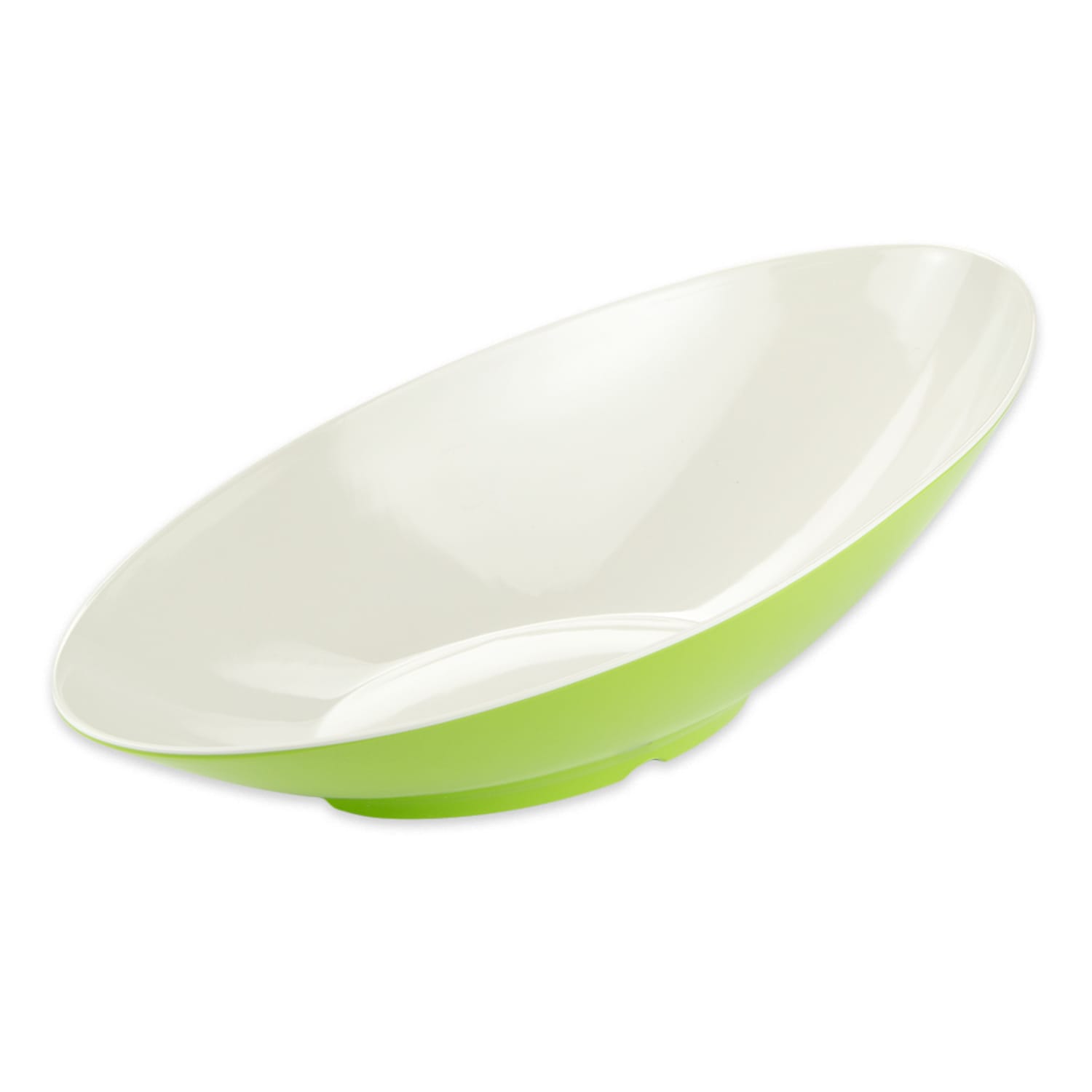 GET B-798-KL 2 1/2 qt Oval Melamine Fruit Bowl, Green, Keylime, Pack of 6