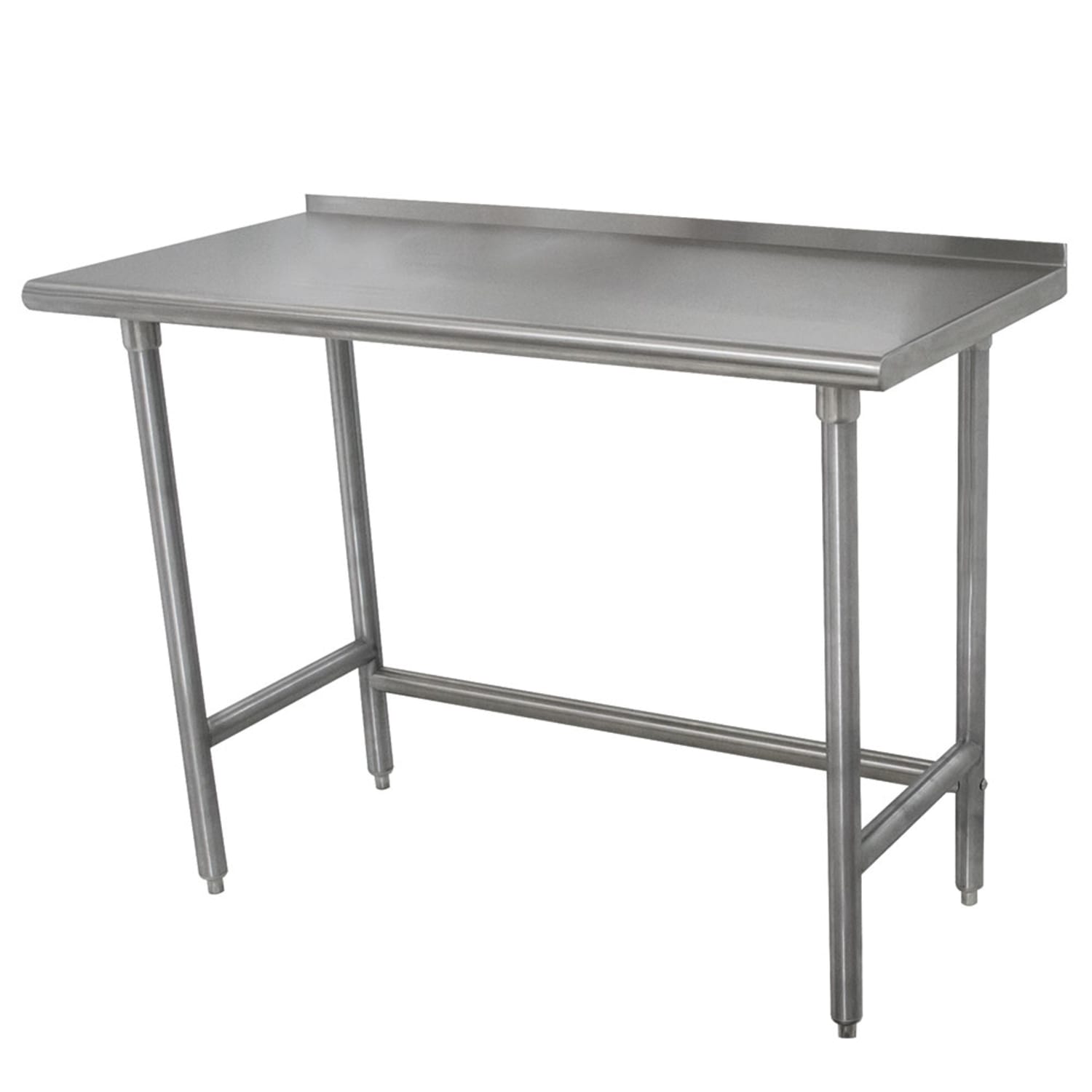 Advance Tabco TFMSLAG-302-X 24 16 ga Work Table w/ 304 Series Stainless Steel Top, 1 1/2 Backsplash