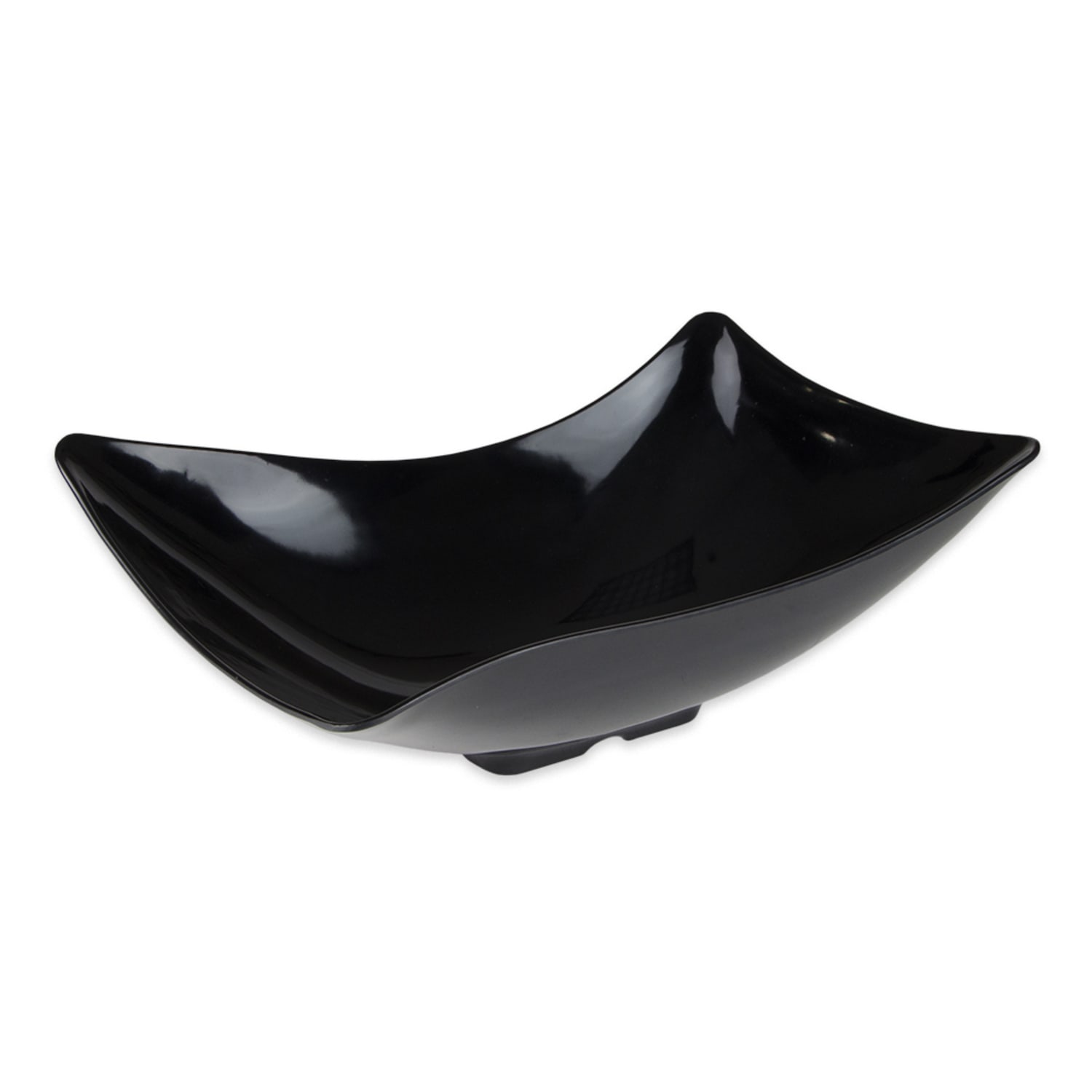 GET ML-220-BK 4 qt Rectangular Melamine Serving Bowl, Black, Pack of 3