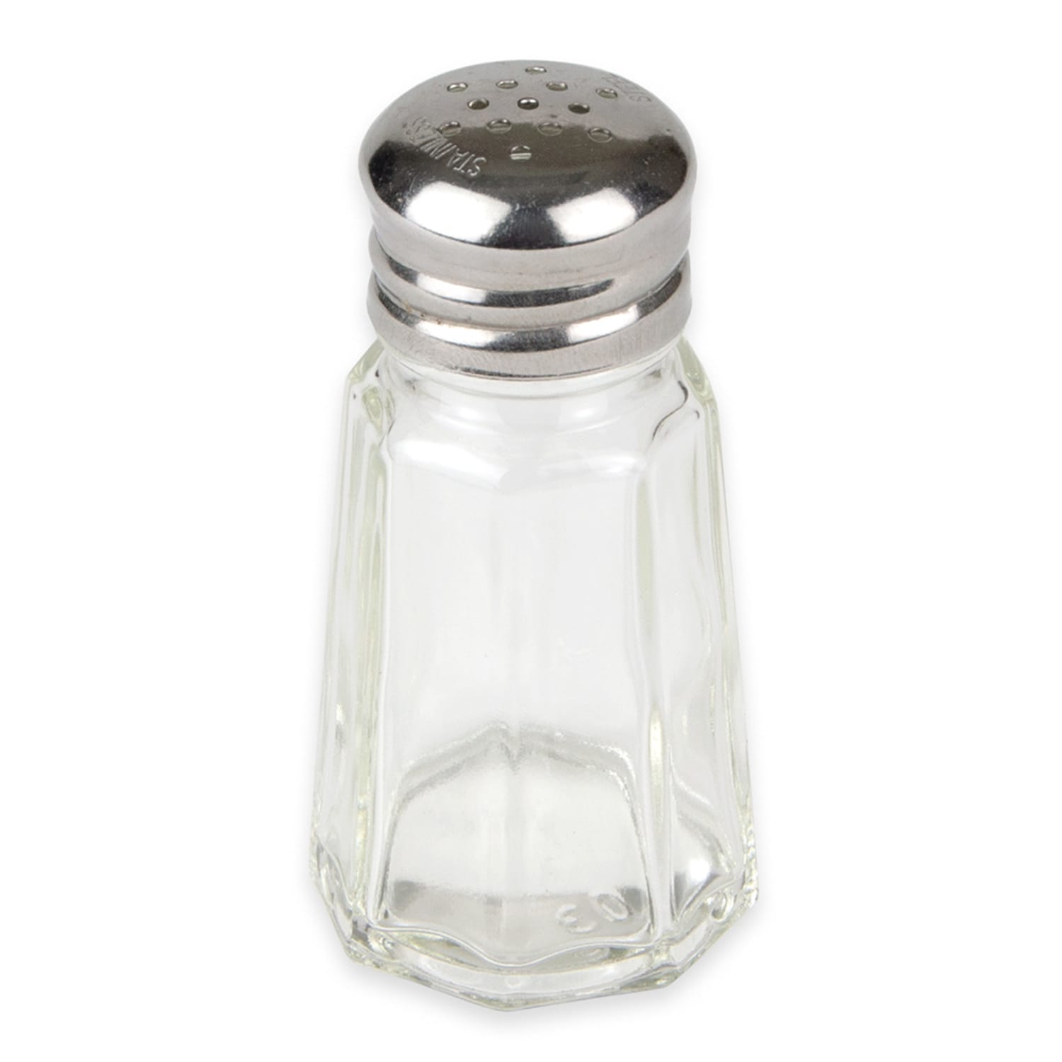 American Metalcraft PNS13 1 oz Salt/Pepper Shaker - Glass, 3H, Clear, Pack of 24