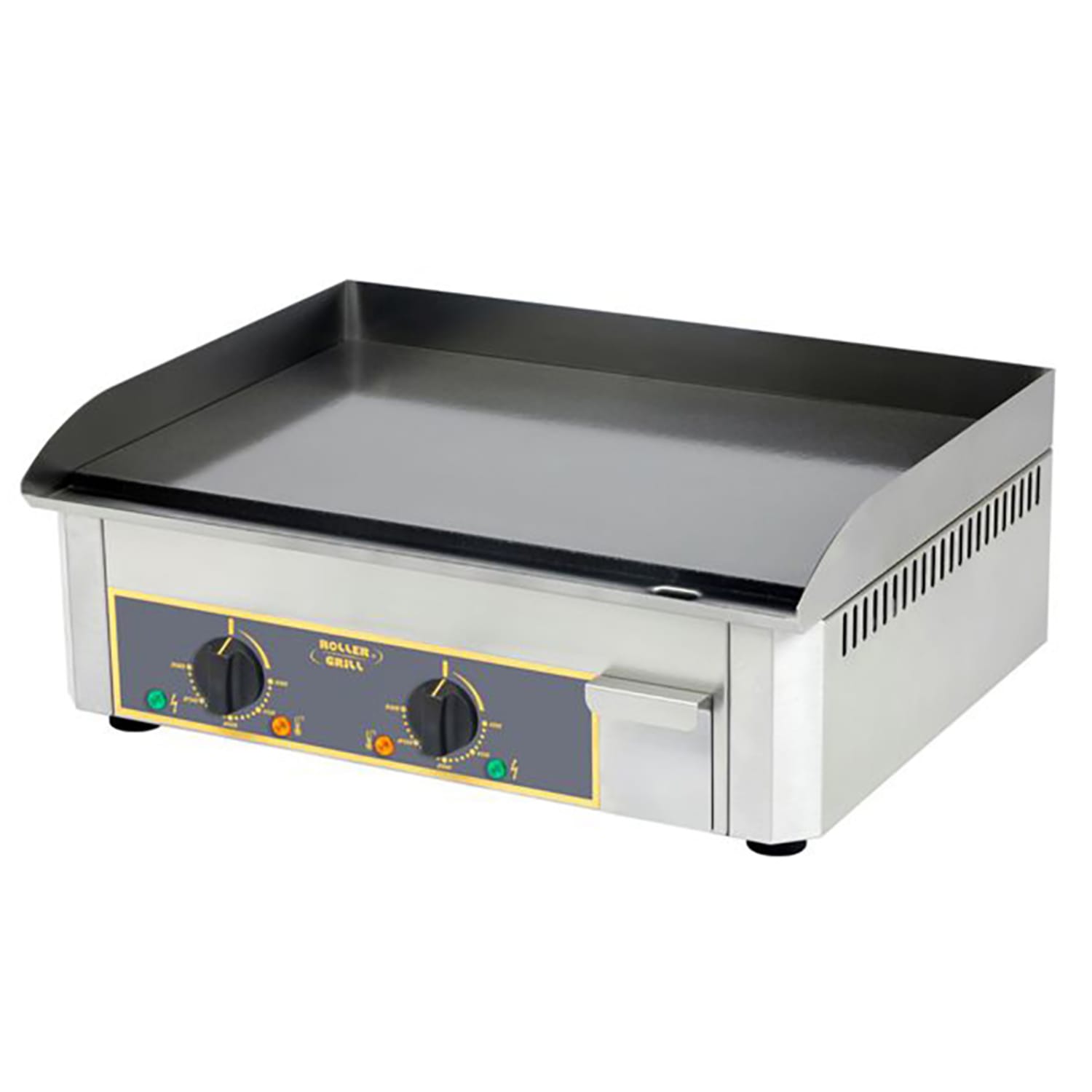 Equipex PSSE-600/1 24 Electric Commercial Griddle w/ Thermostatic Controls - 1 Steel Plate, 120v, Enameled Steel, 23"" x 15"", Stainless Steel