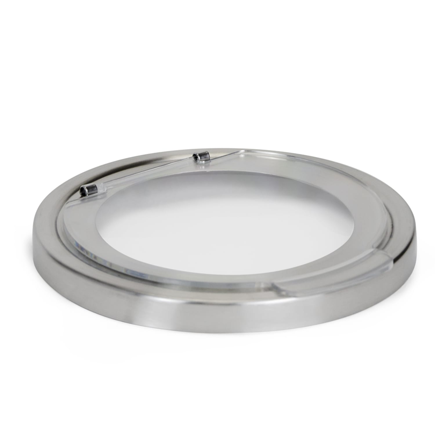 Cal-Mil 1852-5 5 1/4 Round Hinged Lid for 1851-5 Mixology Jar, Stainless Steel