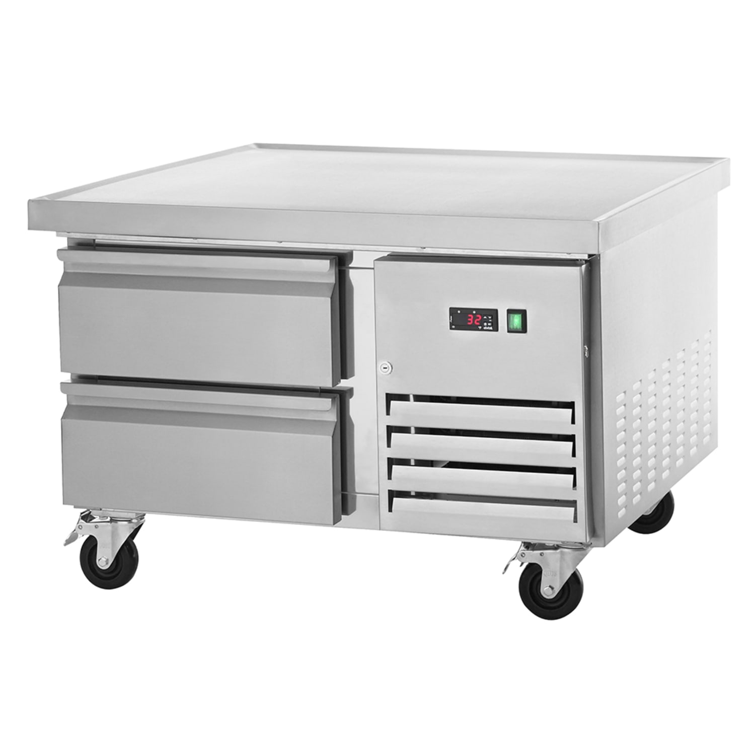 Arctic Air ARCB36 38 Chef Base w/ 2 Drawers - 115v, Insulated Top, Marine Edge, Stainless Steel
