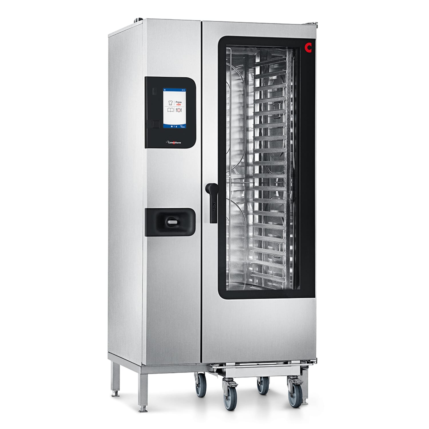 Convotherm C4ET20.10GS-N LP Half-Size Roll-In Combi Oven, Boilerless, Liquid Propane, (20) 13"" x 18"" Pan Capacity, easyTouch Controls, Stainless Steel, Gas Type: LP