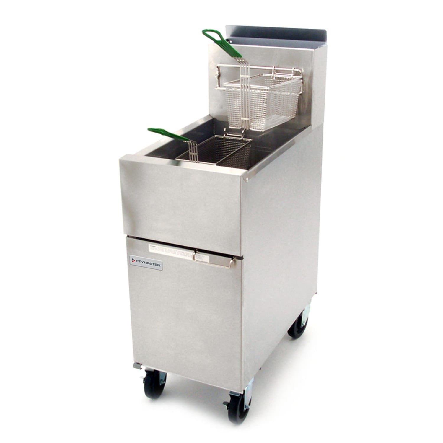 Dean SR142G NG Super Runner Commercial Gas Fryer - 43 lb Vat, Floor Model, Natural Gas, 43 lb Capacity, 3 Tube Burners, Stainless Steel, Gas Type: NG