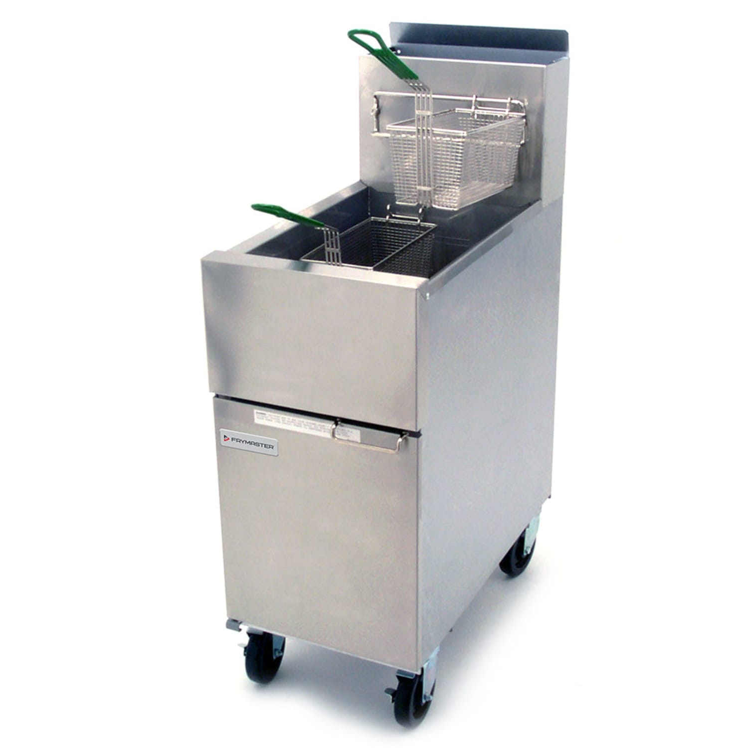 Dean SR152G NG Super Runner Commercial Gas Fryer - 50 lb Vat, Floor Model, Natural Gas, 50 lb Capacity, 4 Tube Burners, Stainless Steel, Gas Type: NG