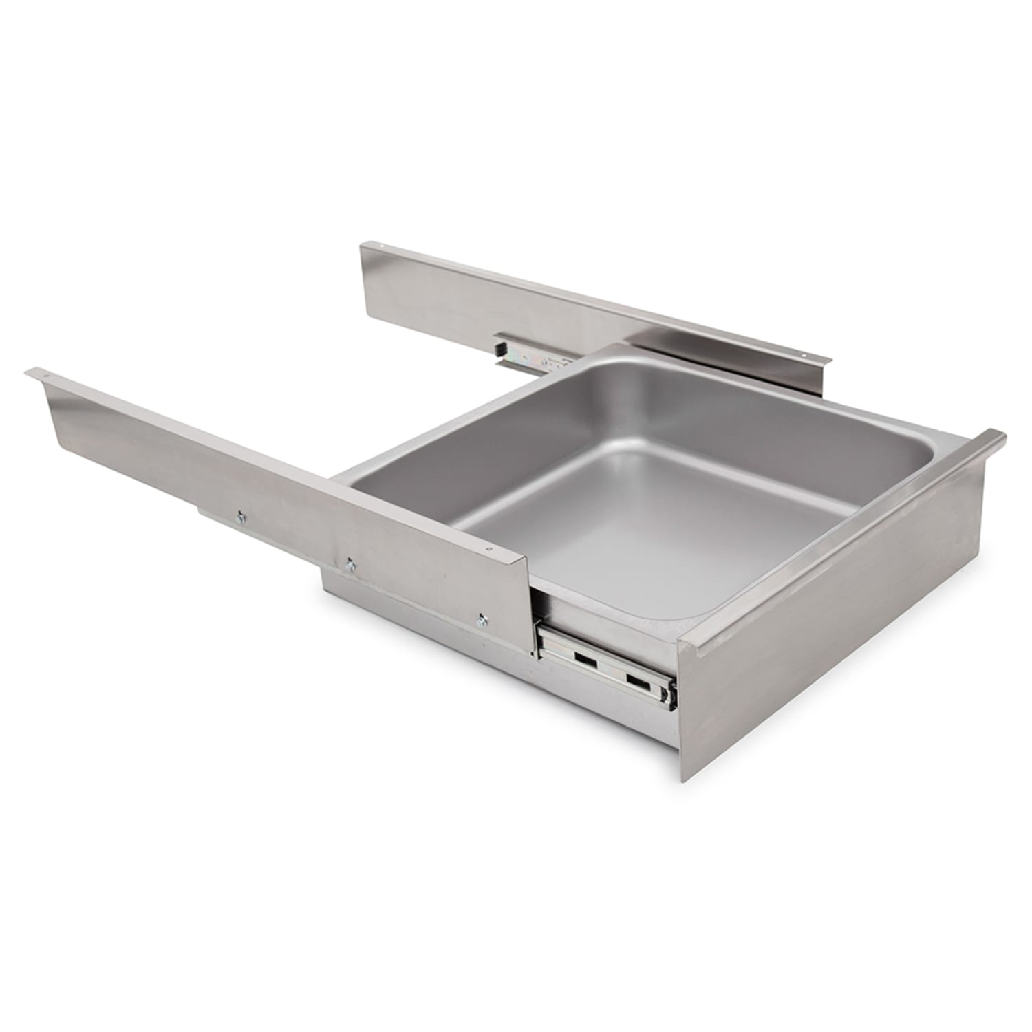 John Boos DR2015-S36 Drawer for 36 Wide Tables - Roller Bearings, 15x20x5, Stainless Steel, Stainless Steel, 15"" x 20""